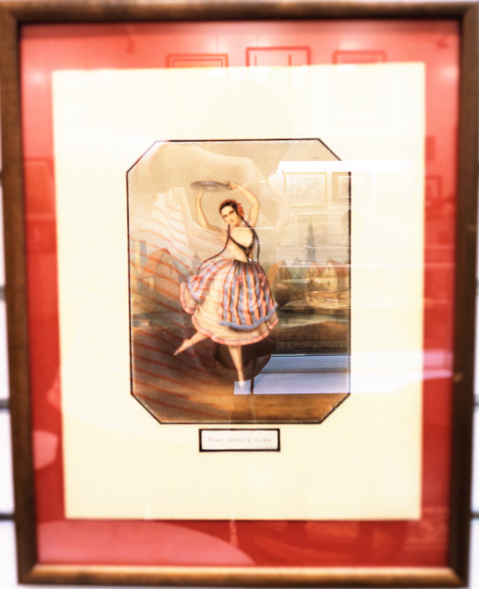 Vintage Prima Ballerinas Print