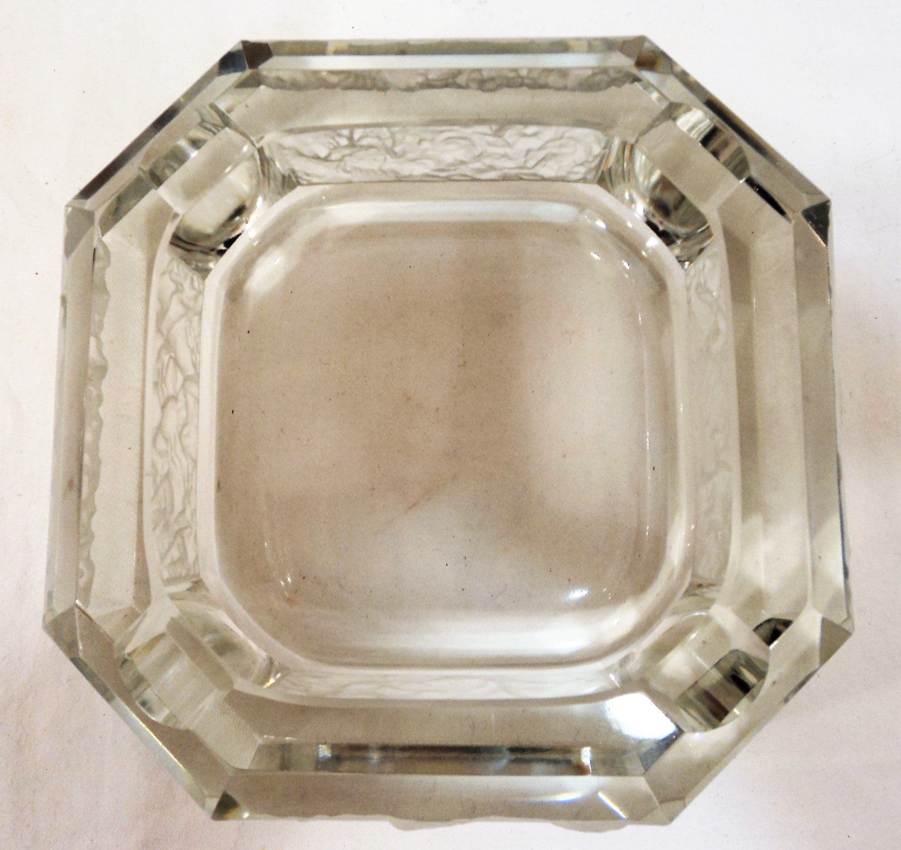 Art Deco Zodiac Crystal Ash Tray