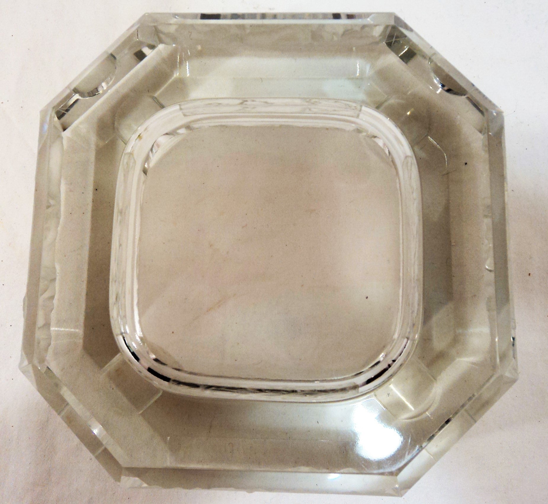 Art Deco Zodiac Crystal Ash Tray