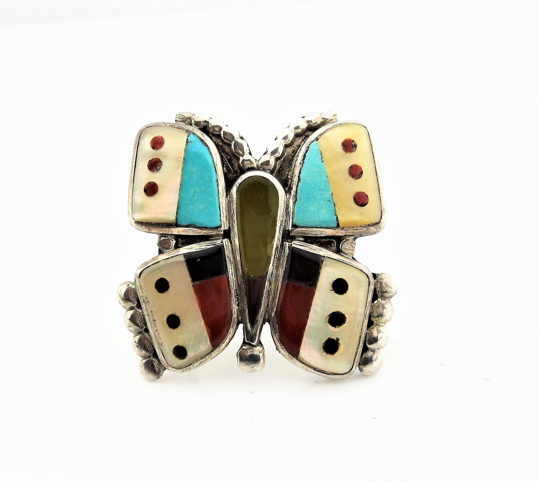 Zuni Sterling Silver Butterfly Ring