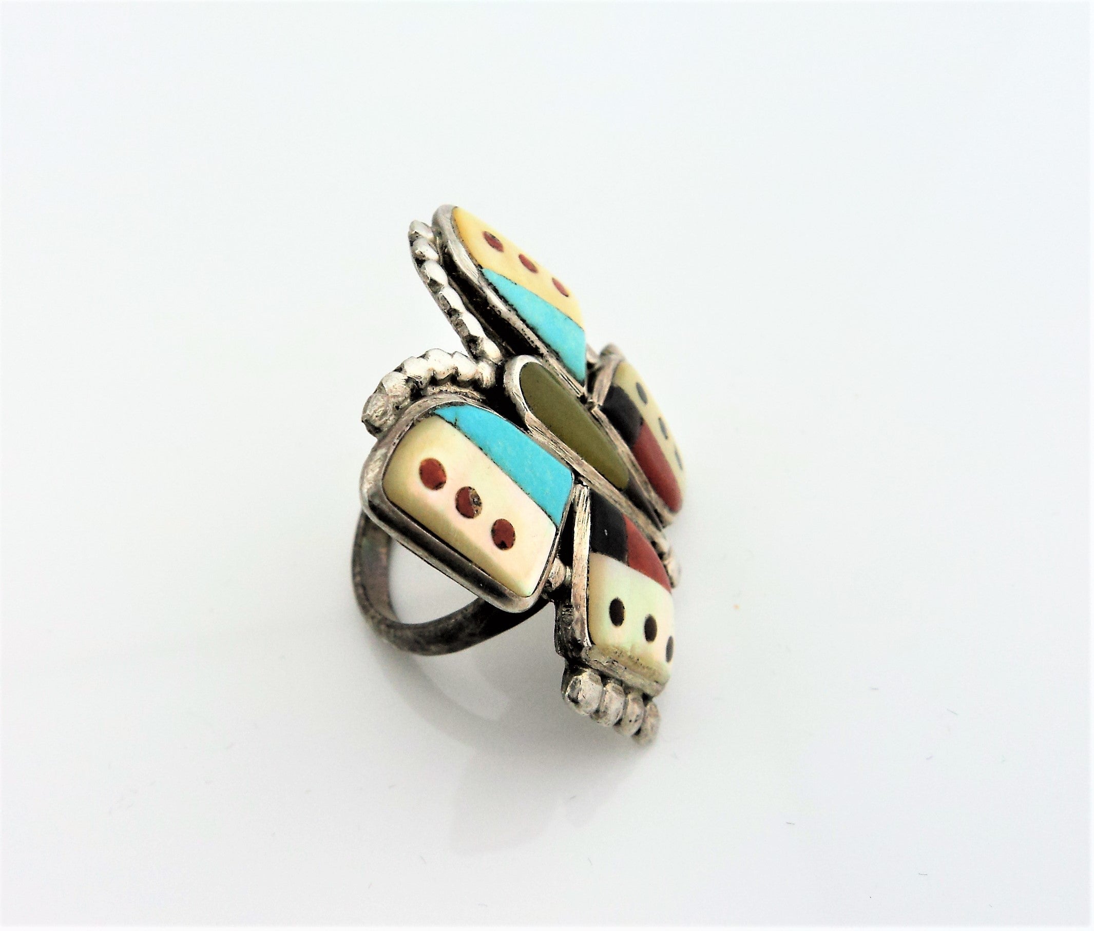 Zuni Sterling Silver Butterfly Ring