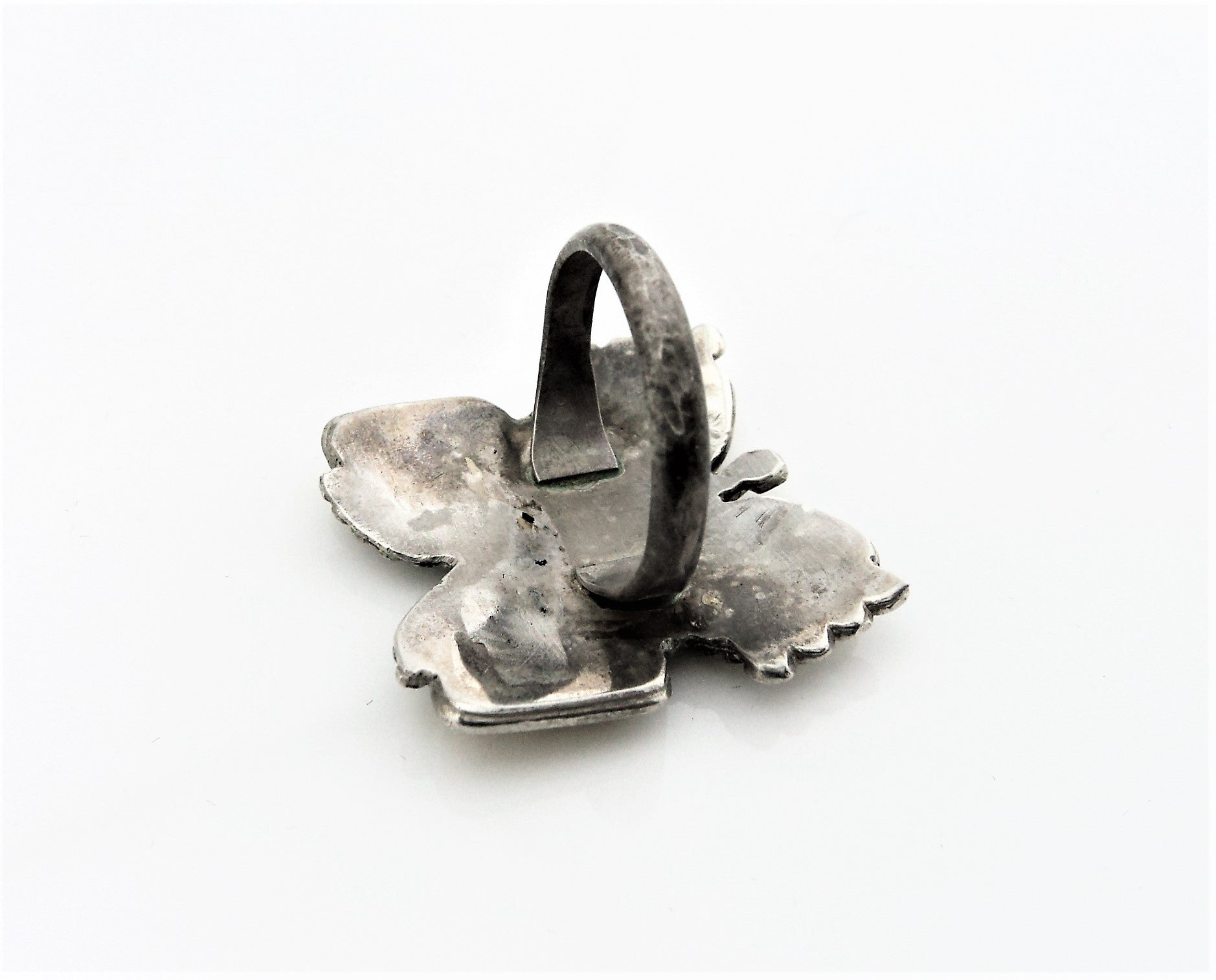 Zuni Sterling Silver Butterfly Ring