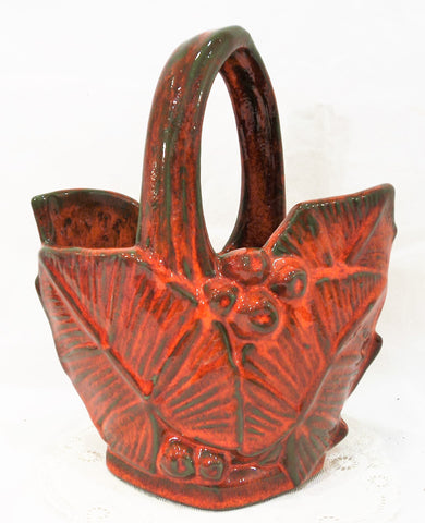 Vintage McCoy Pottery Antiqua basket