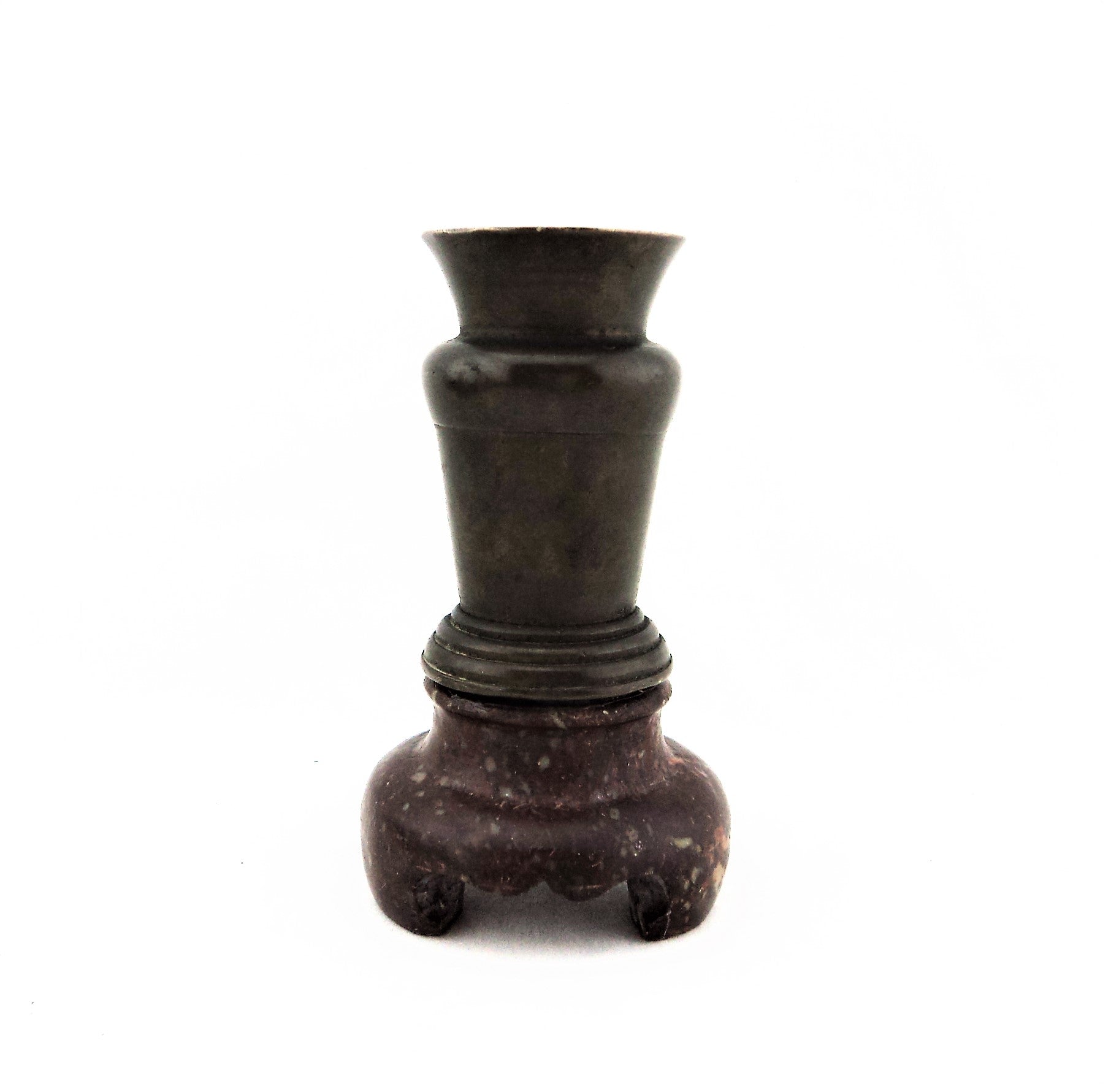 Antique Miniature Brass Vase