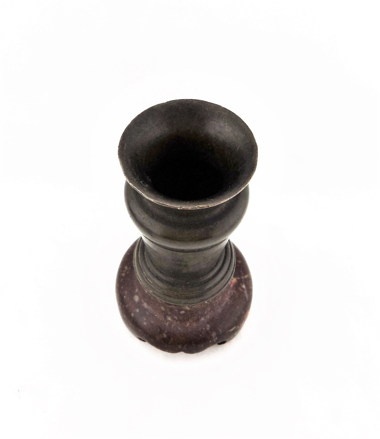Antique Miniature Brass Vase