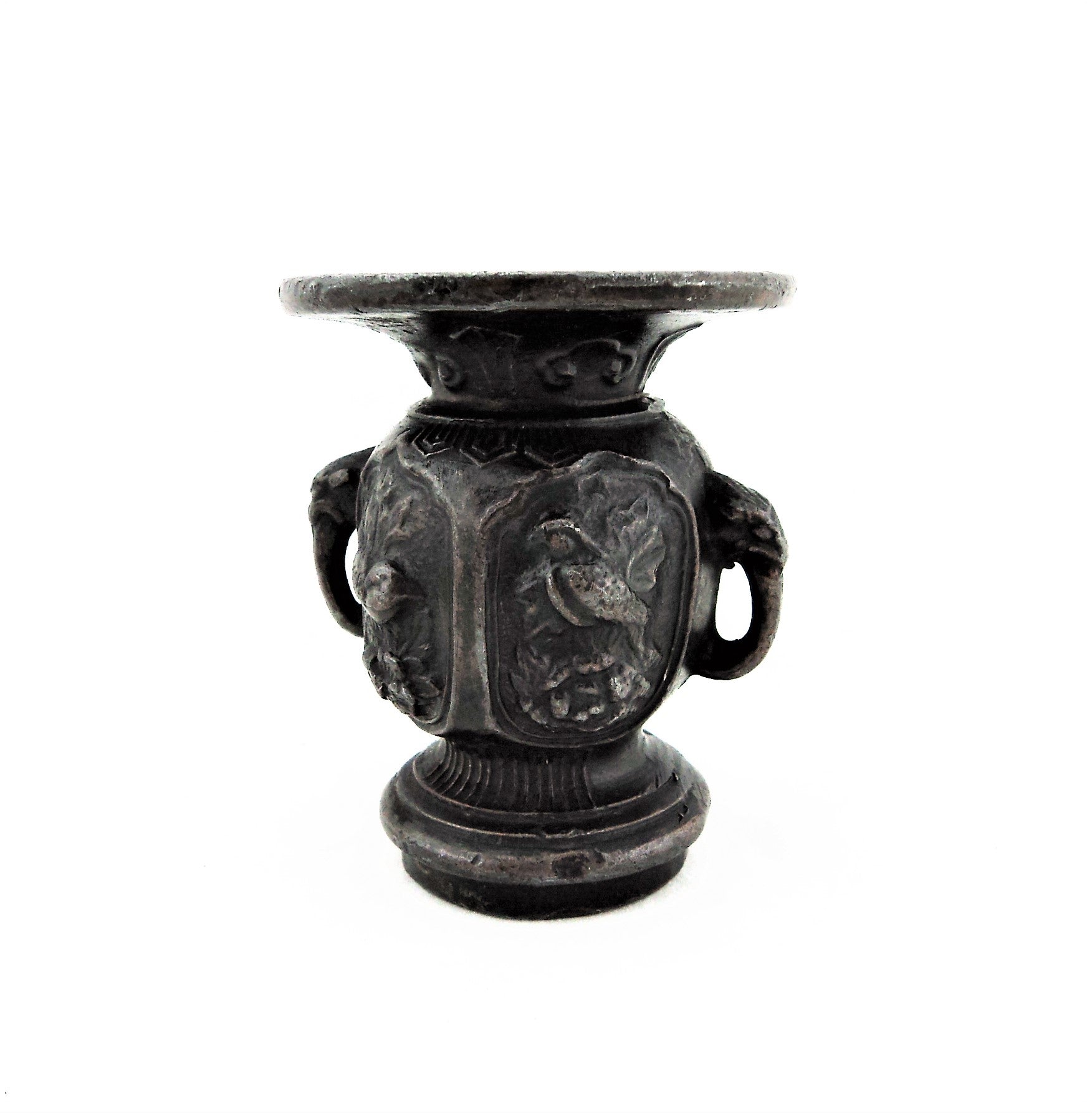 Antique Miniature Bronze Vase