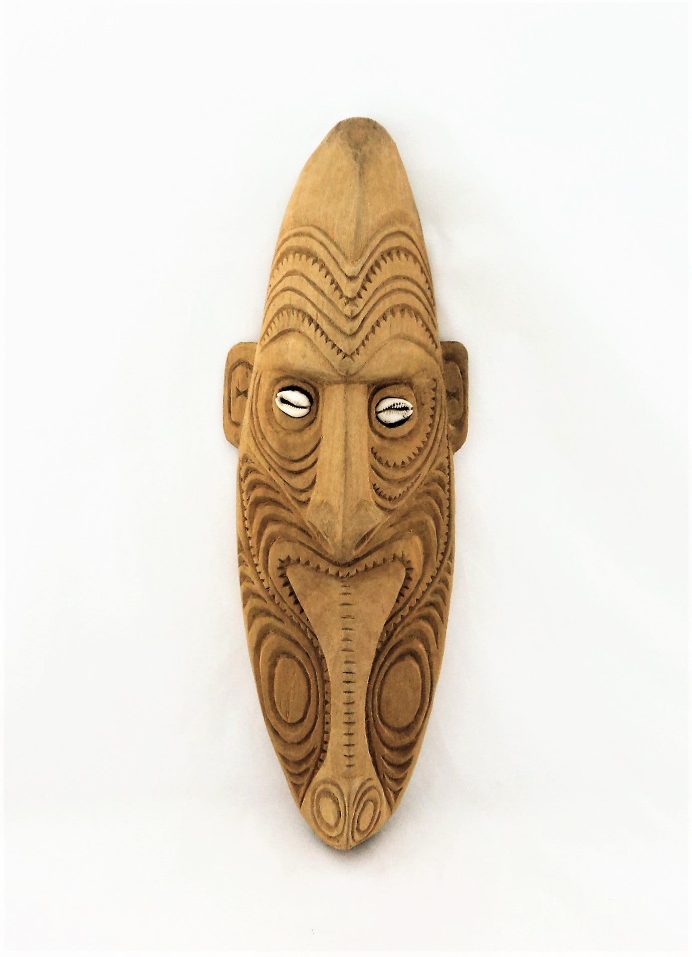 Vintage African Carved Wood Mask