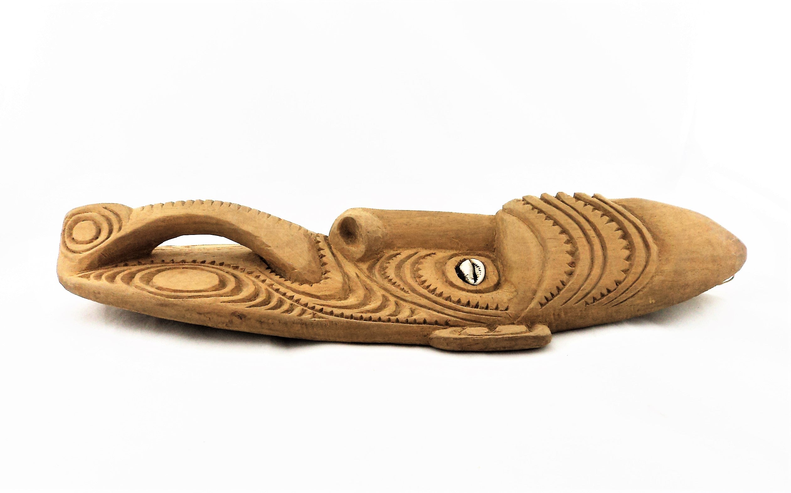 Vintage African Carved Wood Mask