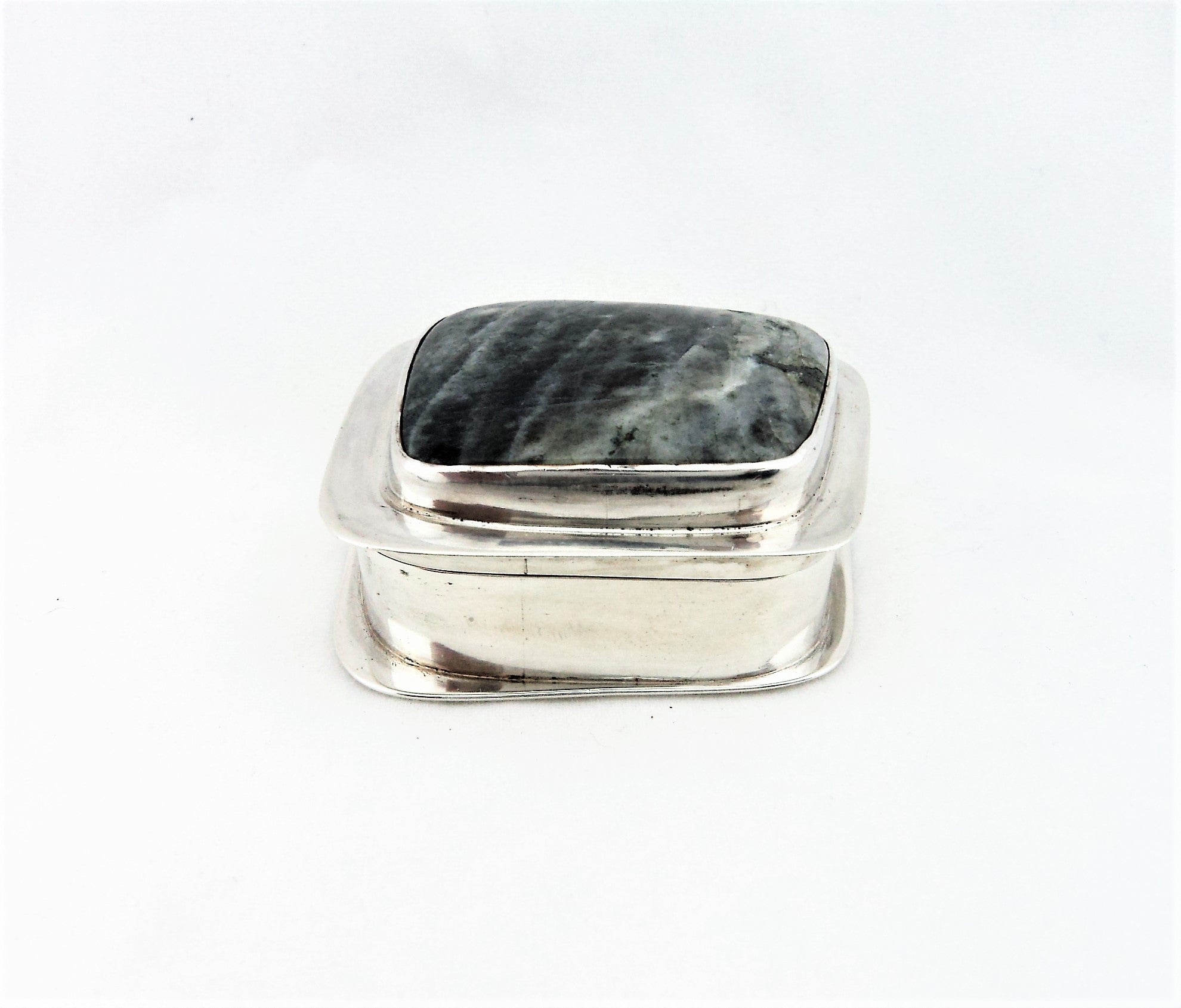 Sterling Silver Labradorite Trinket Box