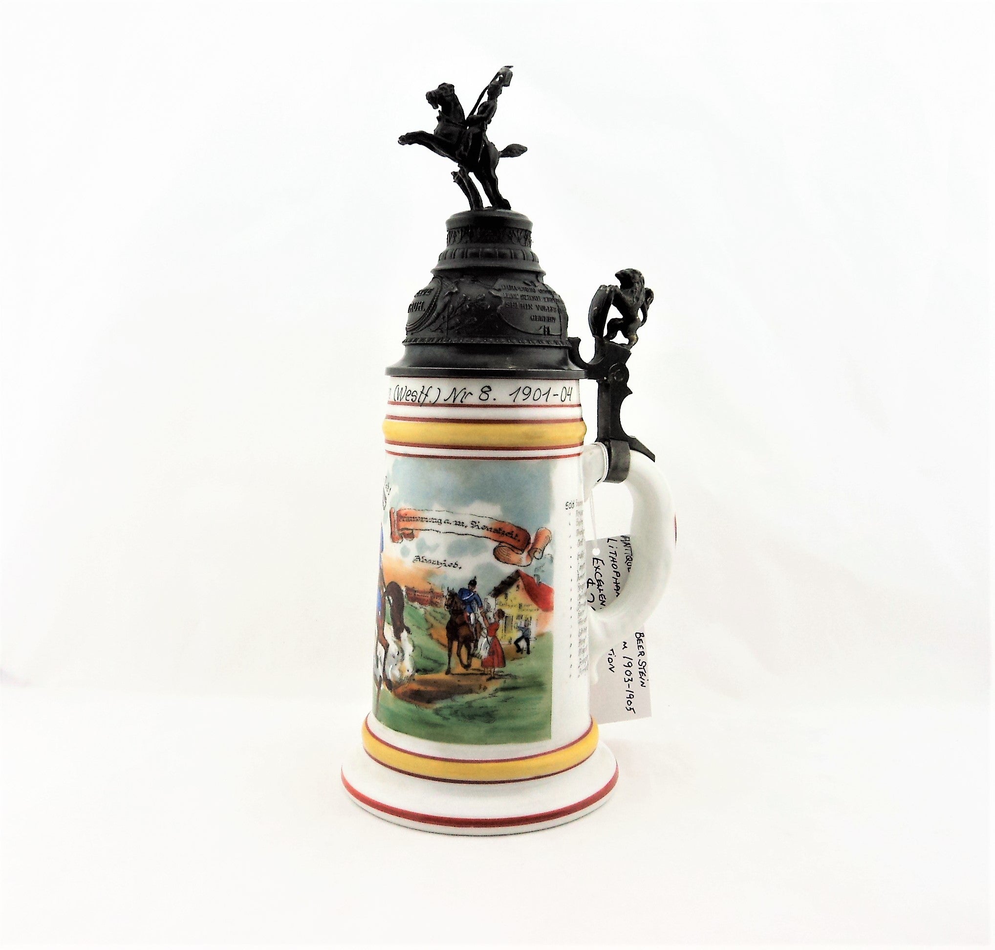 Regimental Beer Stein with Lithopane