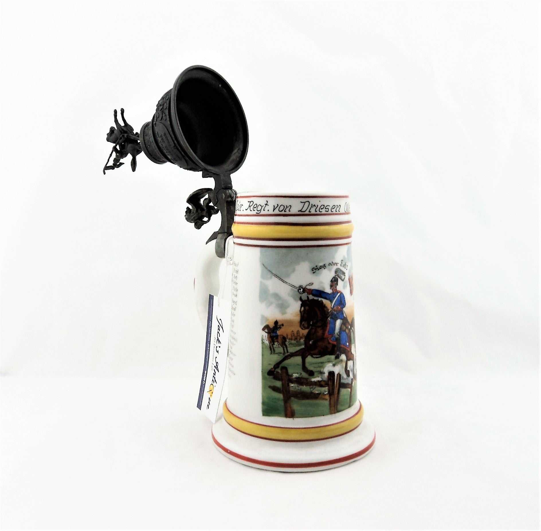 Regimental Beer Stein with Lithopane