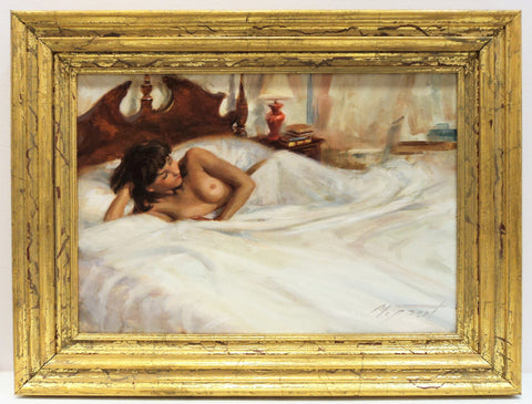Steve Moppert (20th C.) Female Figural Painting