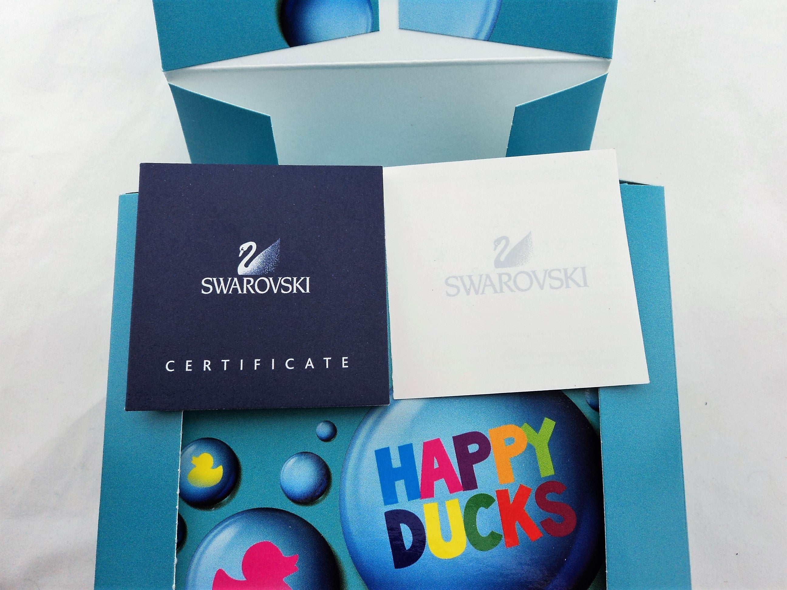 Yellow Swarovski Crystal Duck