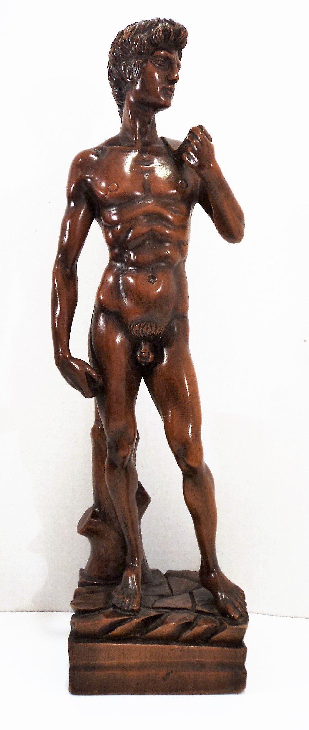 Wooden Male Nude Sculpture