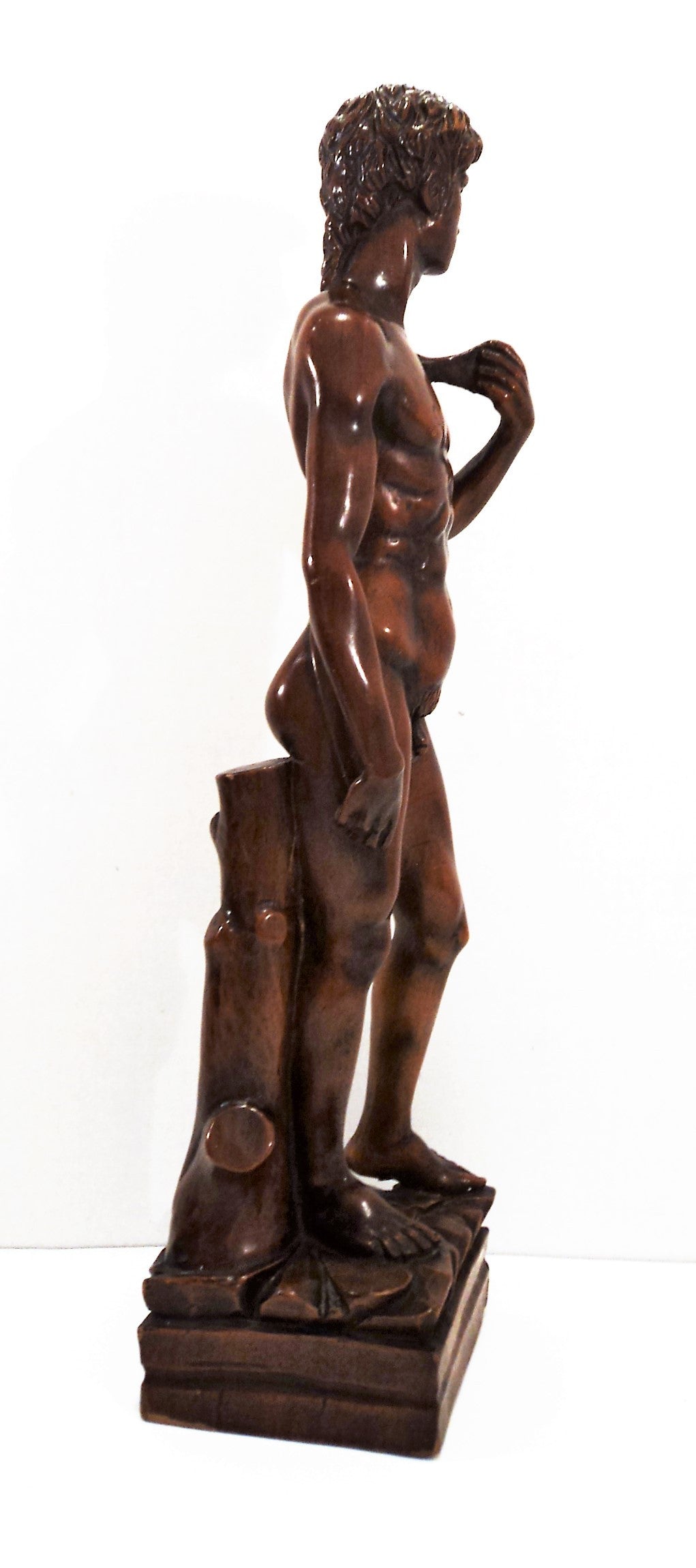 Wooden Male Nude Sculpture