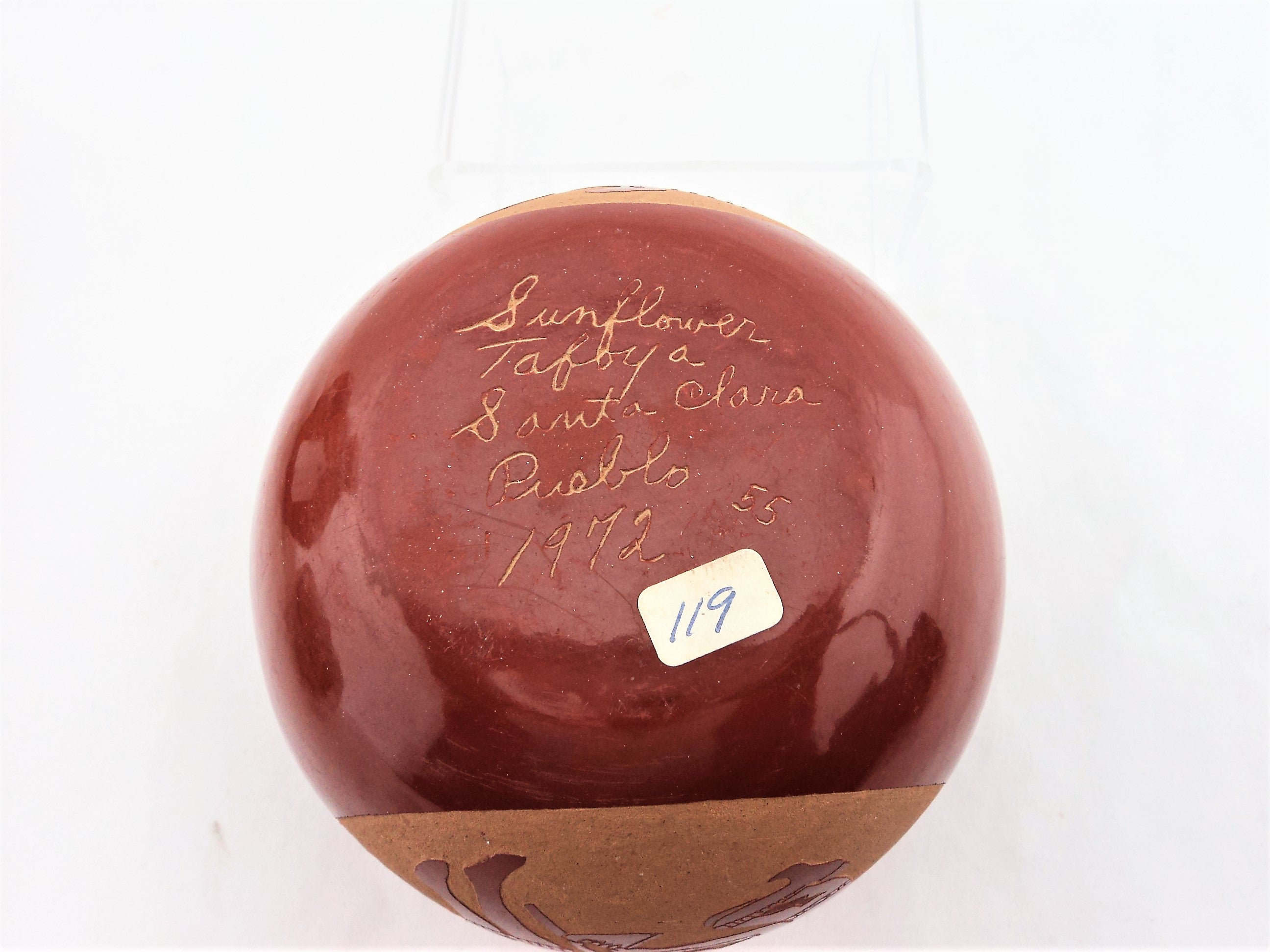 Santa Clara Sgraffito Redware Pottery Camillo Tafoya (1902-1995)