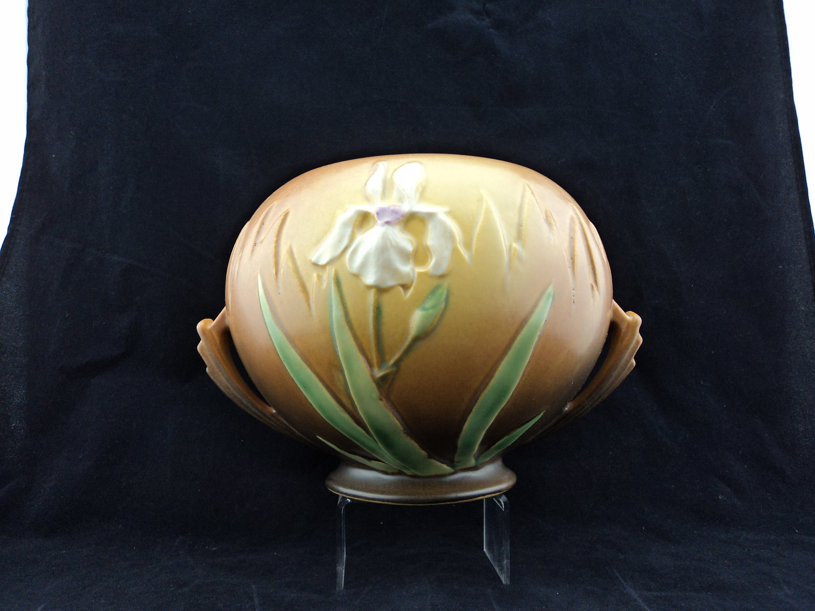 Roseville Iris Pottery Vase