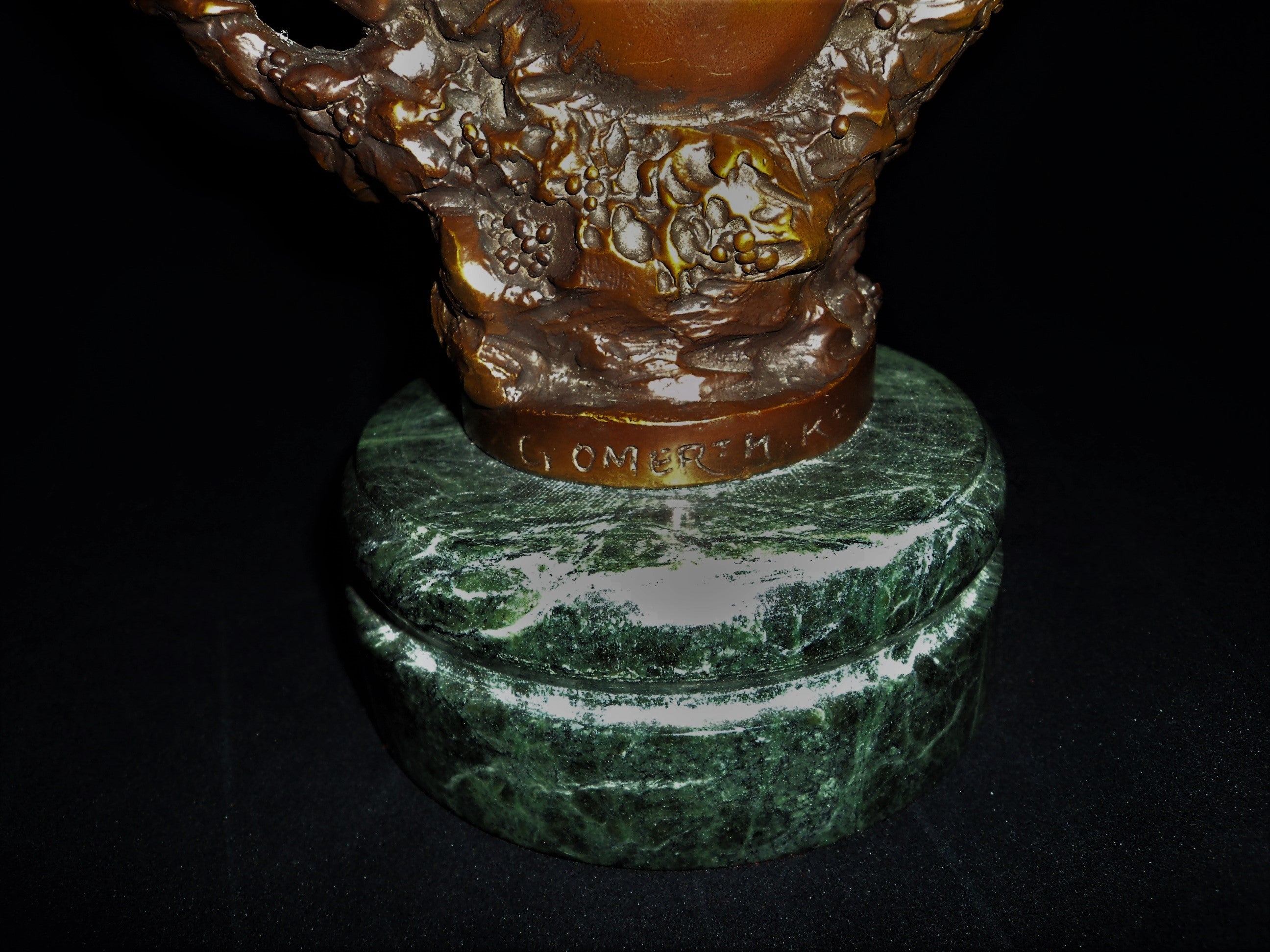 Art Deco Satyress Bronze Sculpture
