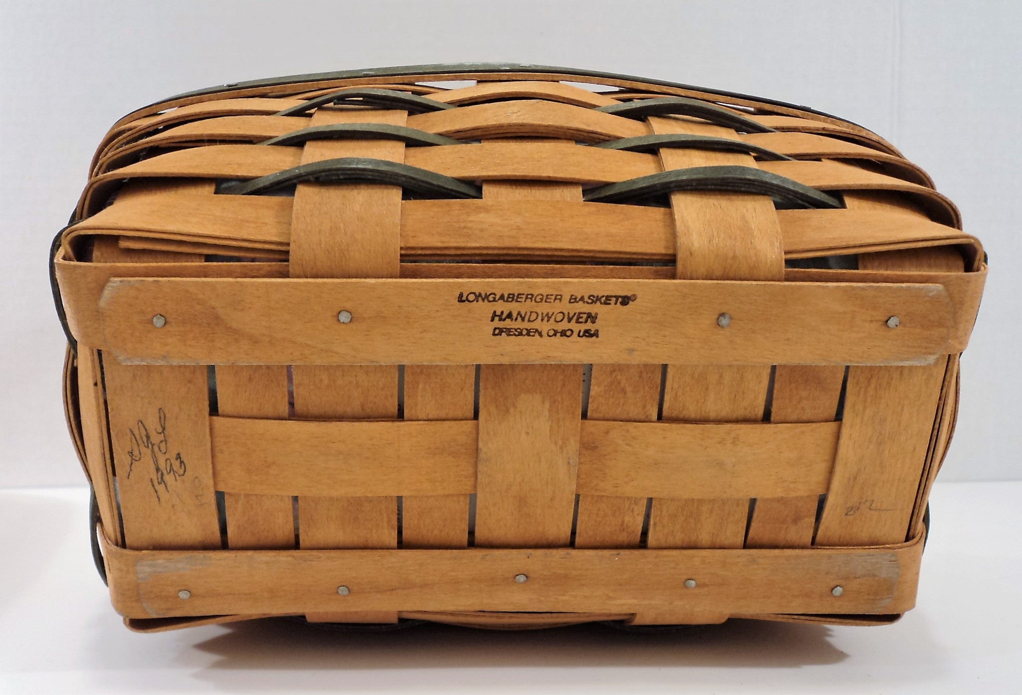 Vintage Heritage Green  Candle Basket