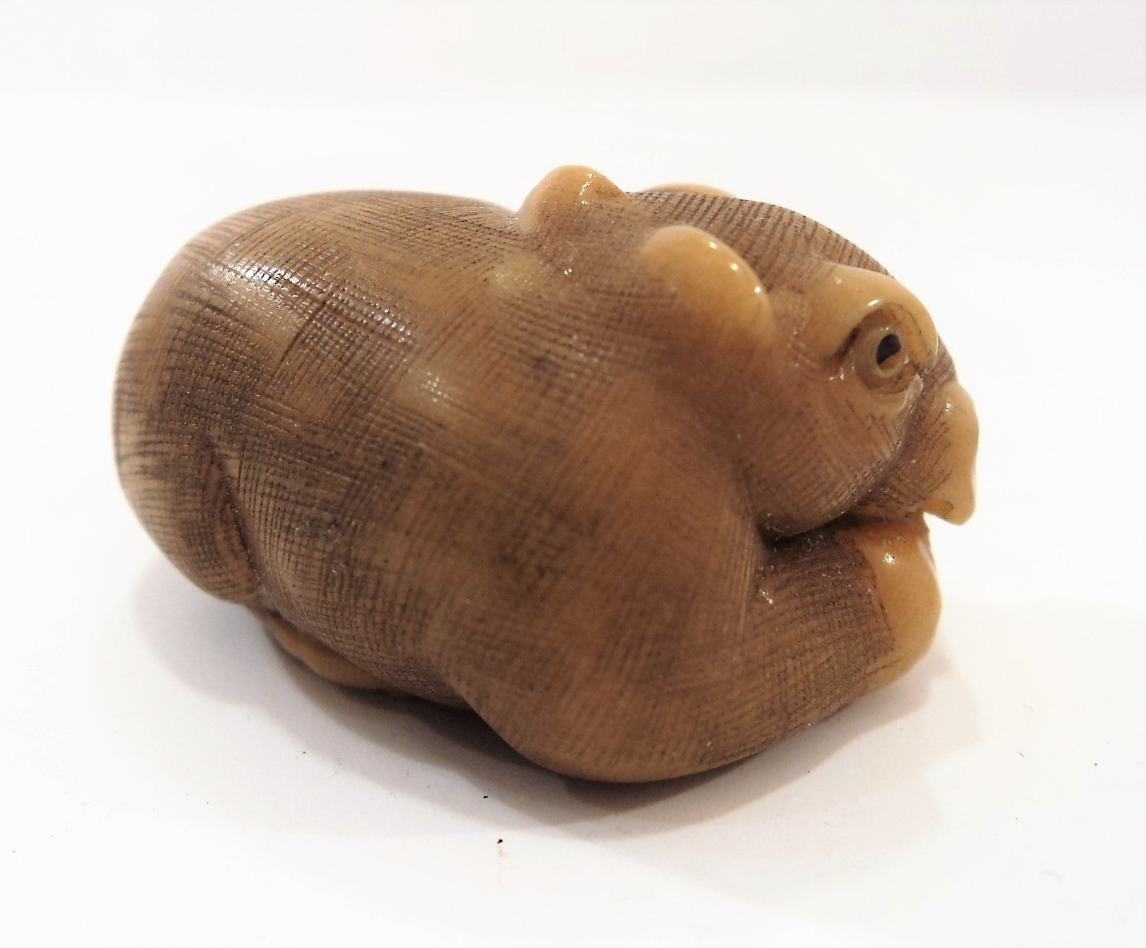 Edison Begay Hippo w/ Sterling Silver Stand