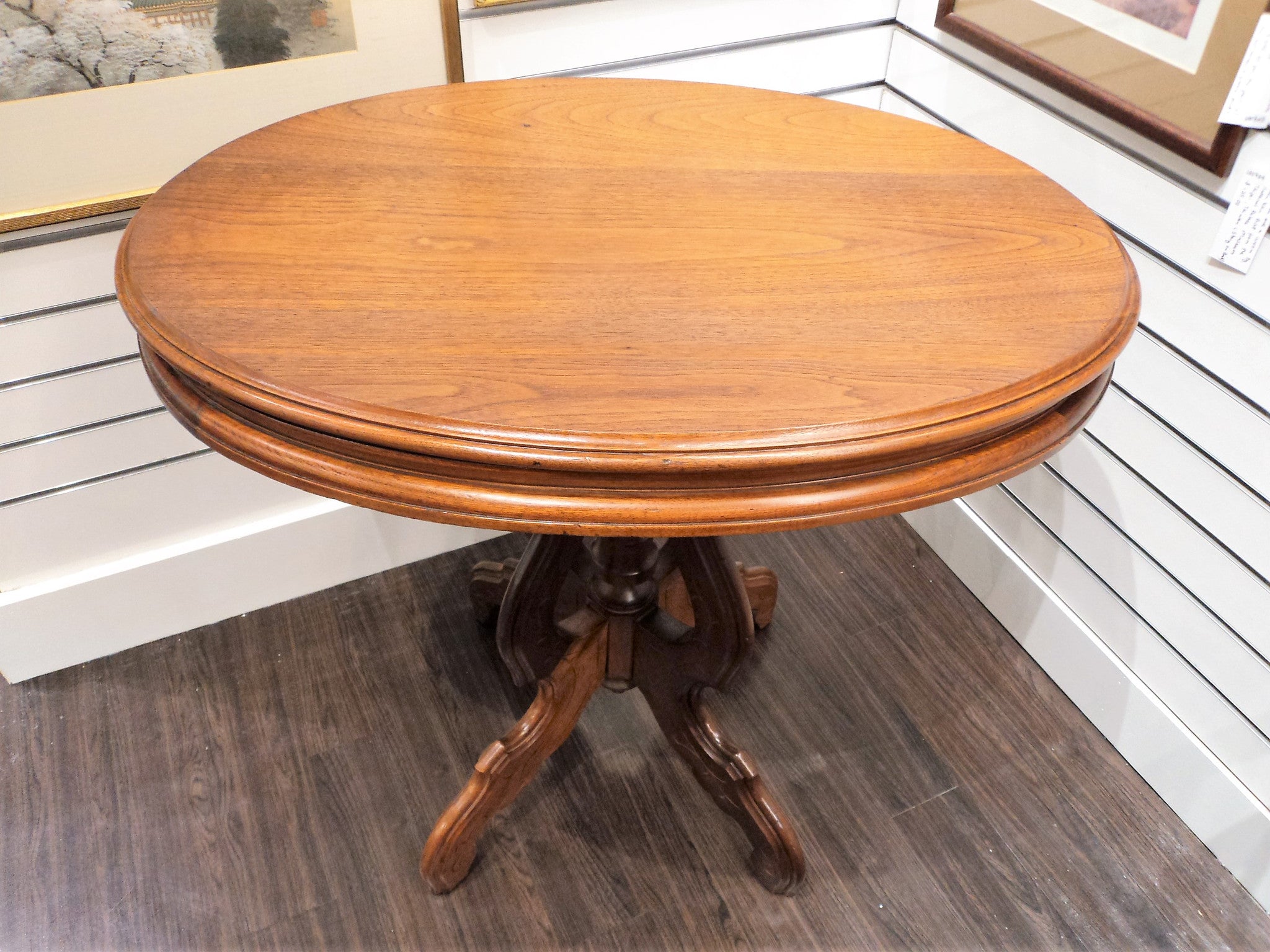 Victorian Walnut Oblong Table