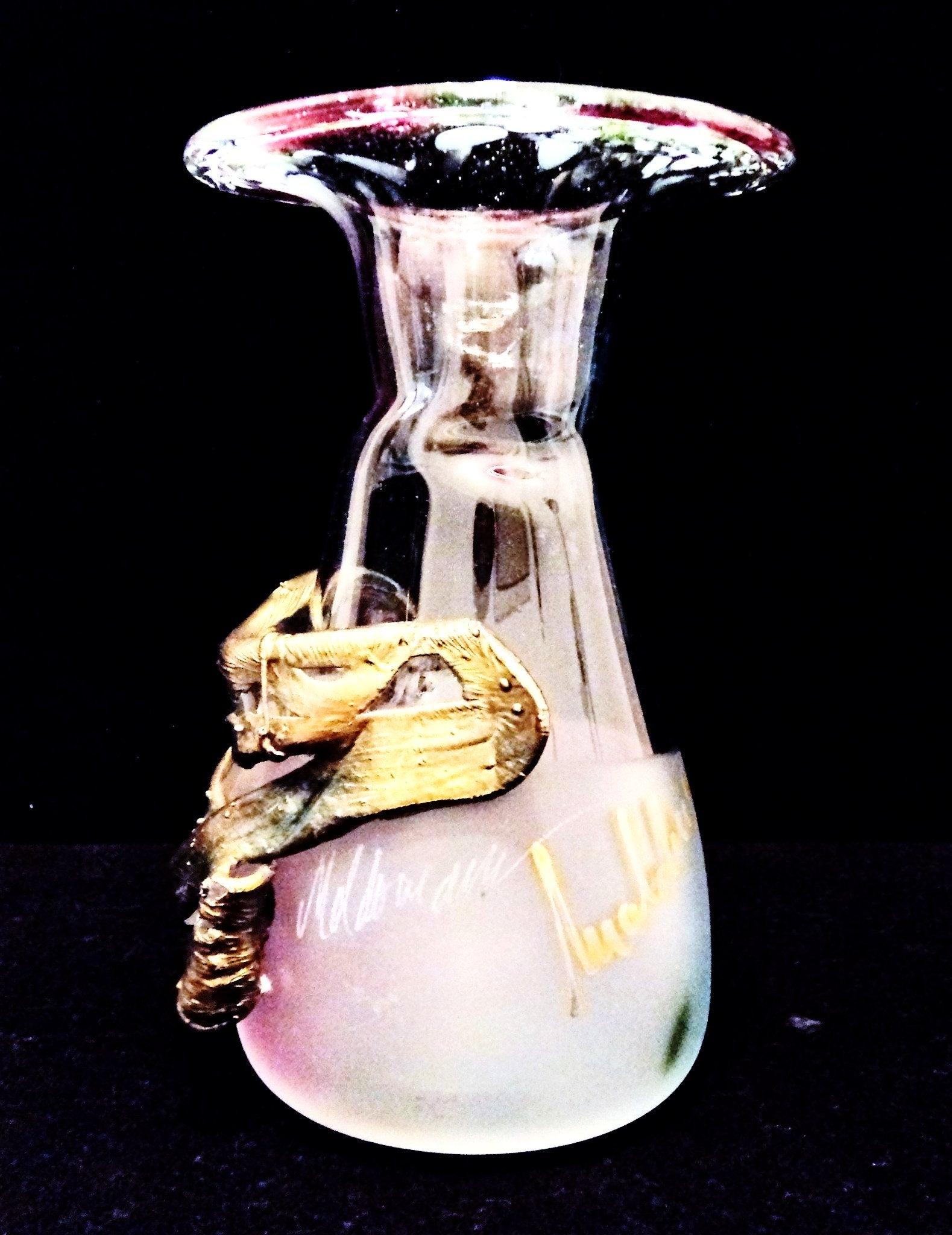 Signed Art Glass Vase