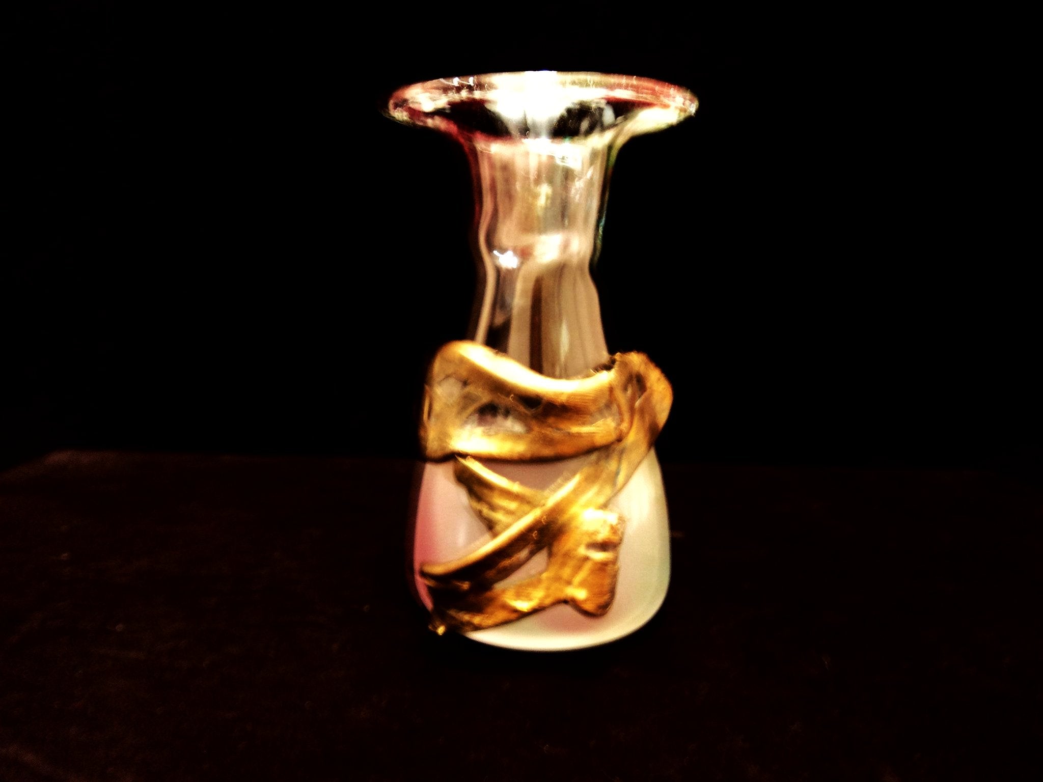 Signed Art Glass Vase