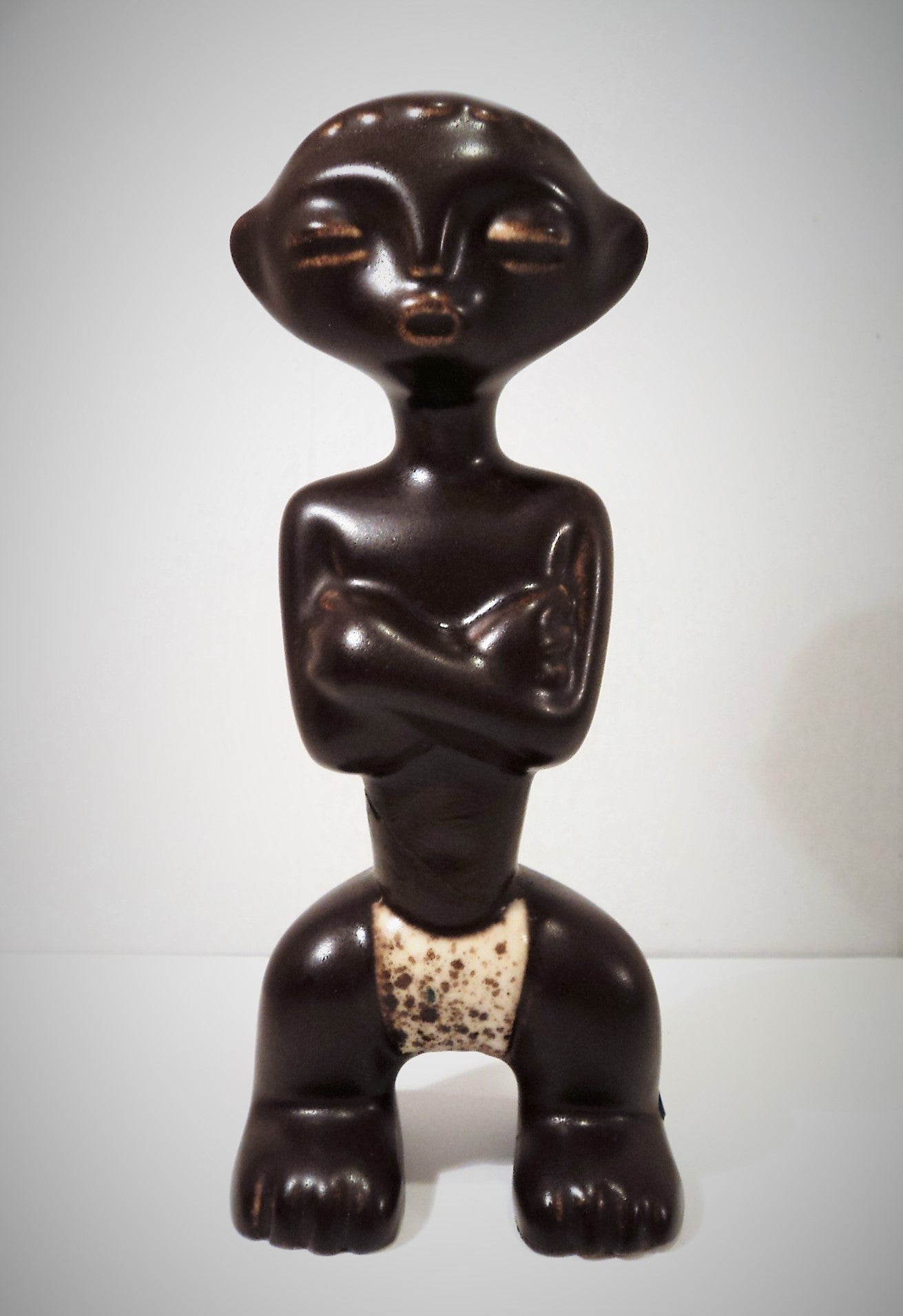 Mid-century Modern Howard Pierce Tiki Couple Figurine
