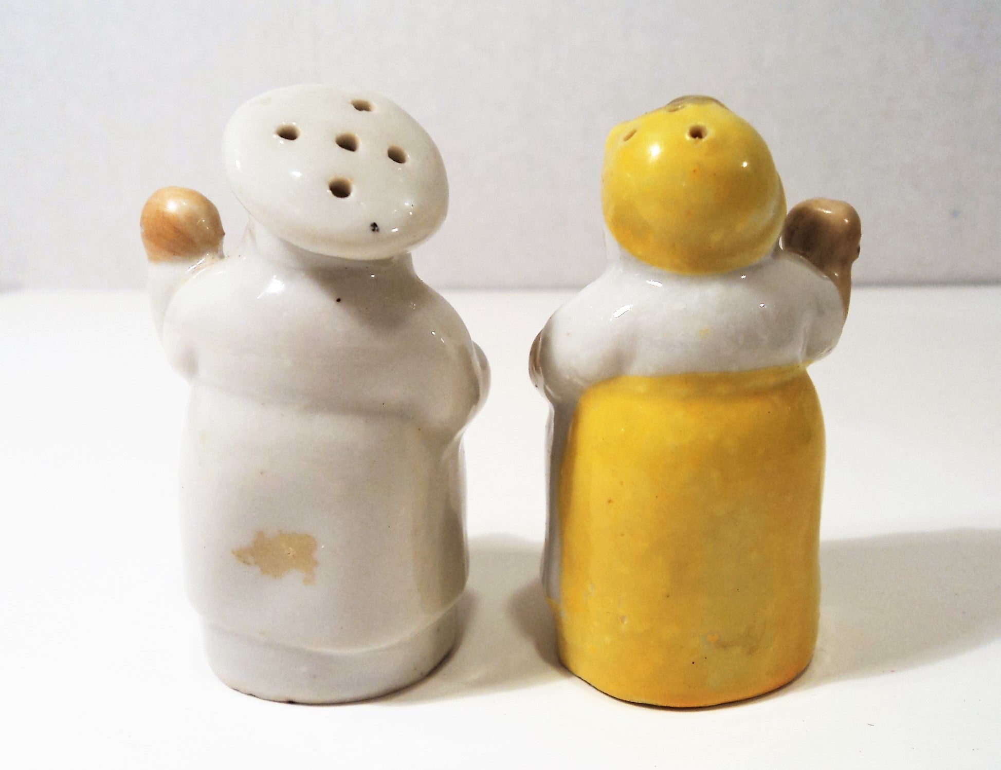 Black Americana Mammy and Chef Salt and Pepper Shaker Set
