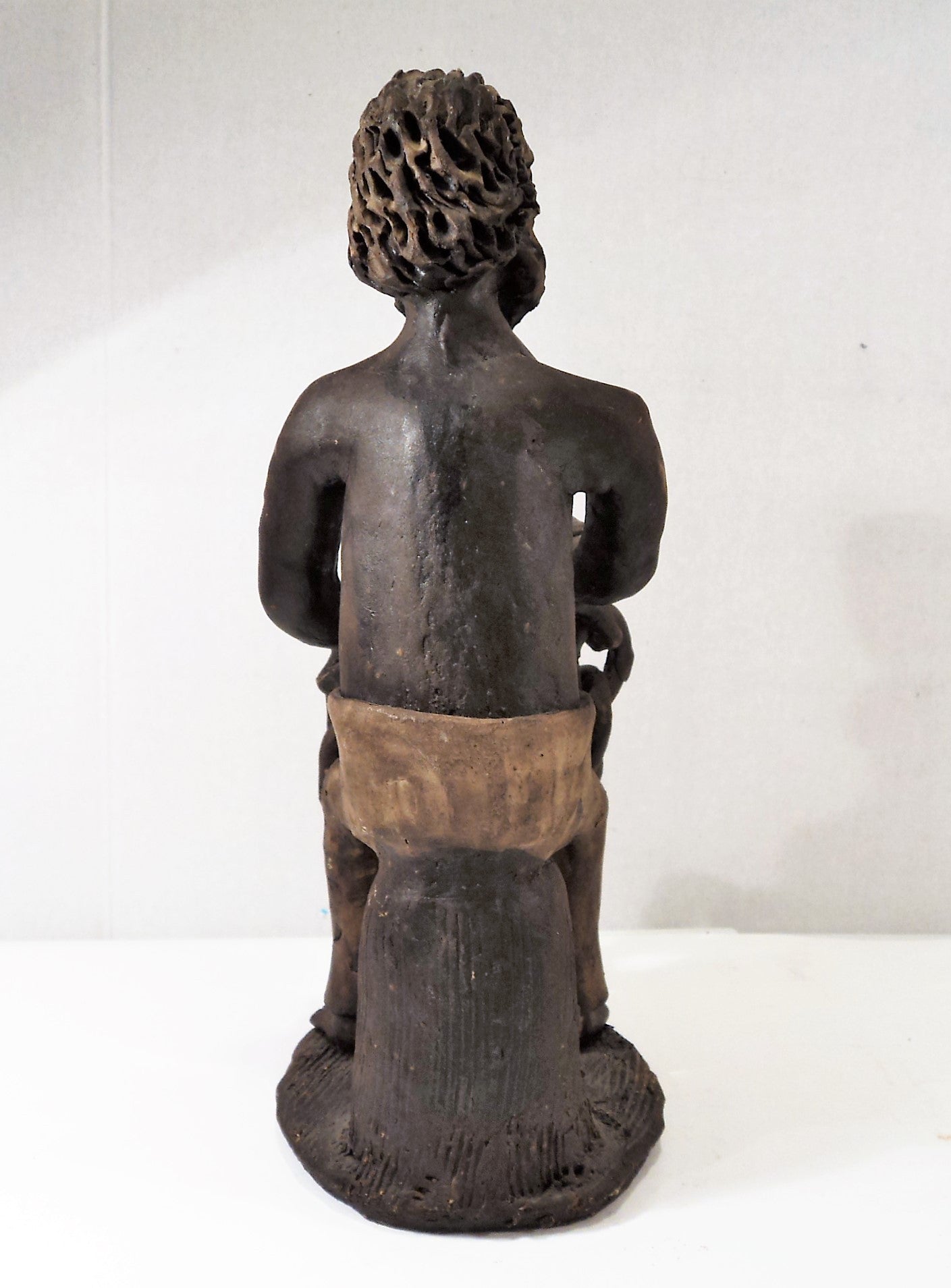 Black Americana Slave in Chains Sculpture