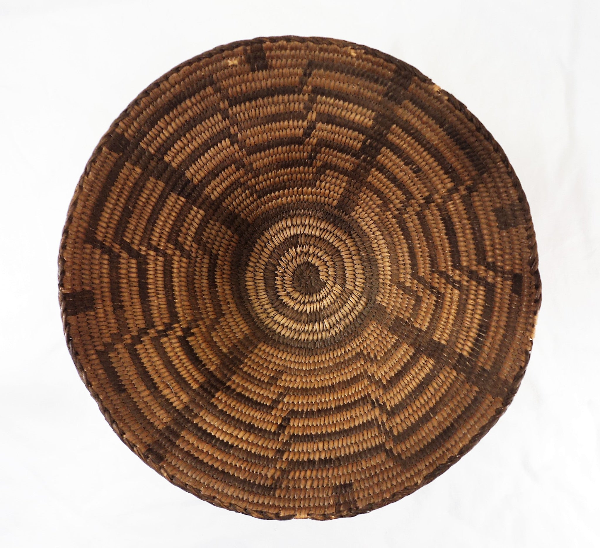 Native American Pima Footed Basket