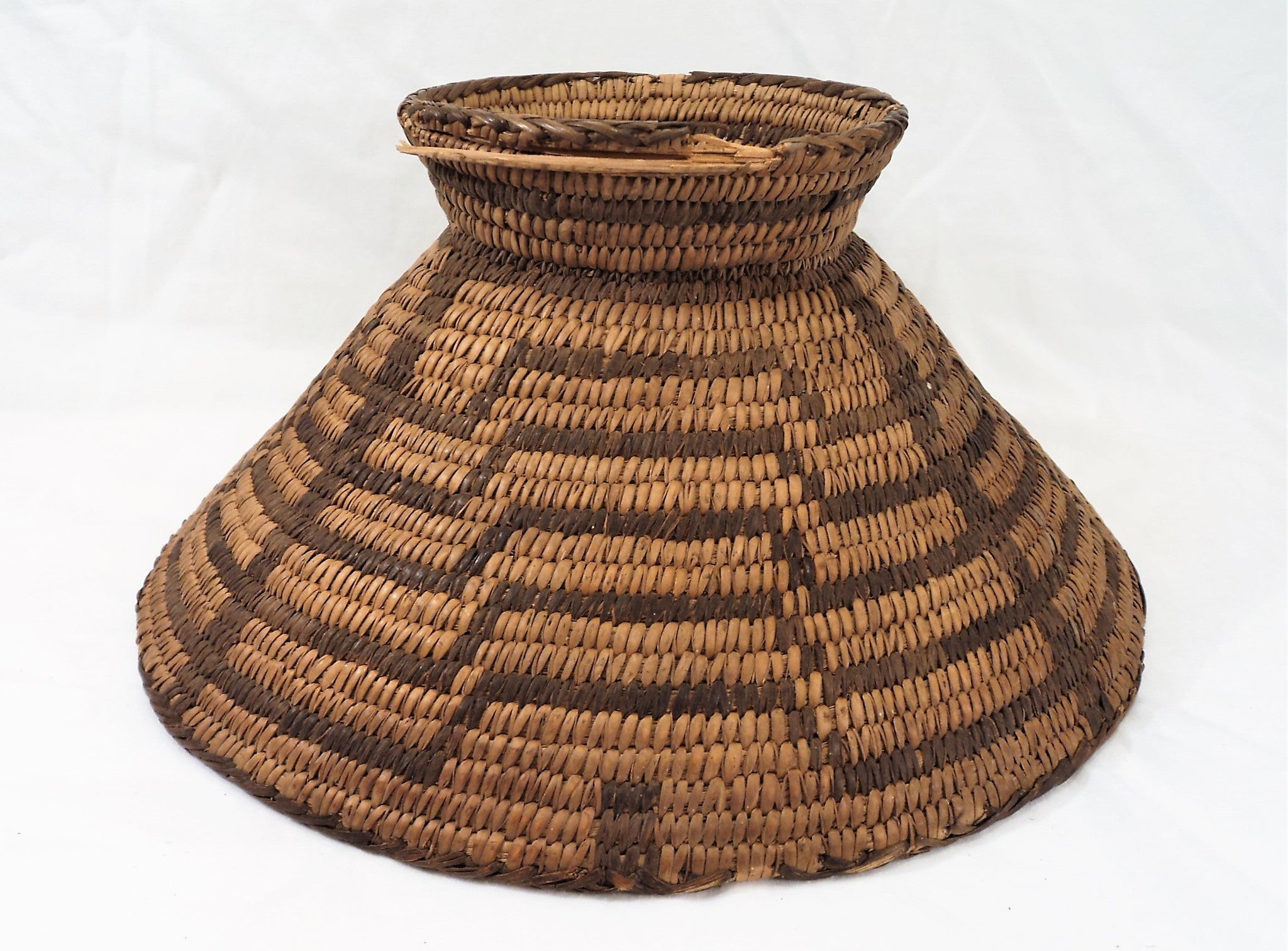 Native American Pima Footed Basket