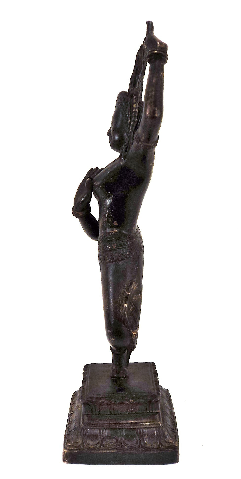 Metal Asian Dancing Female Figure