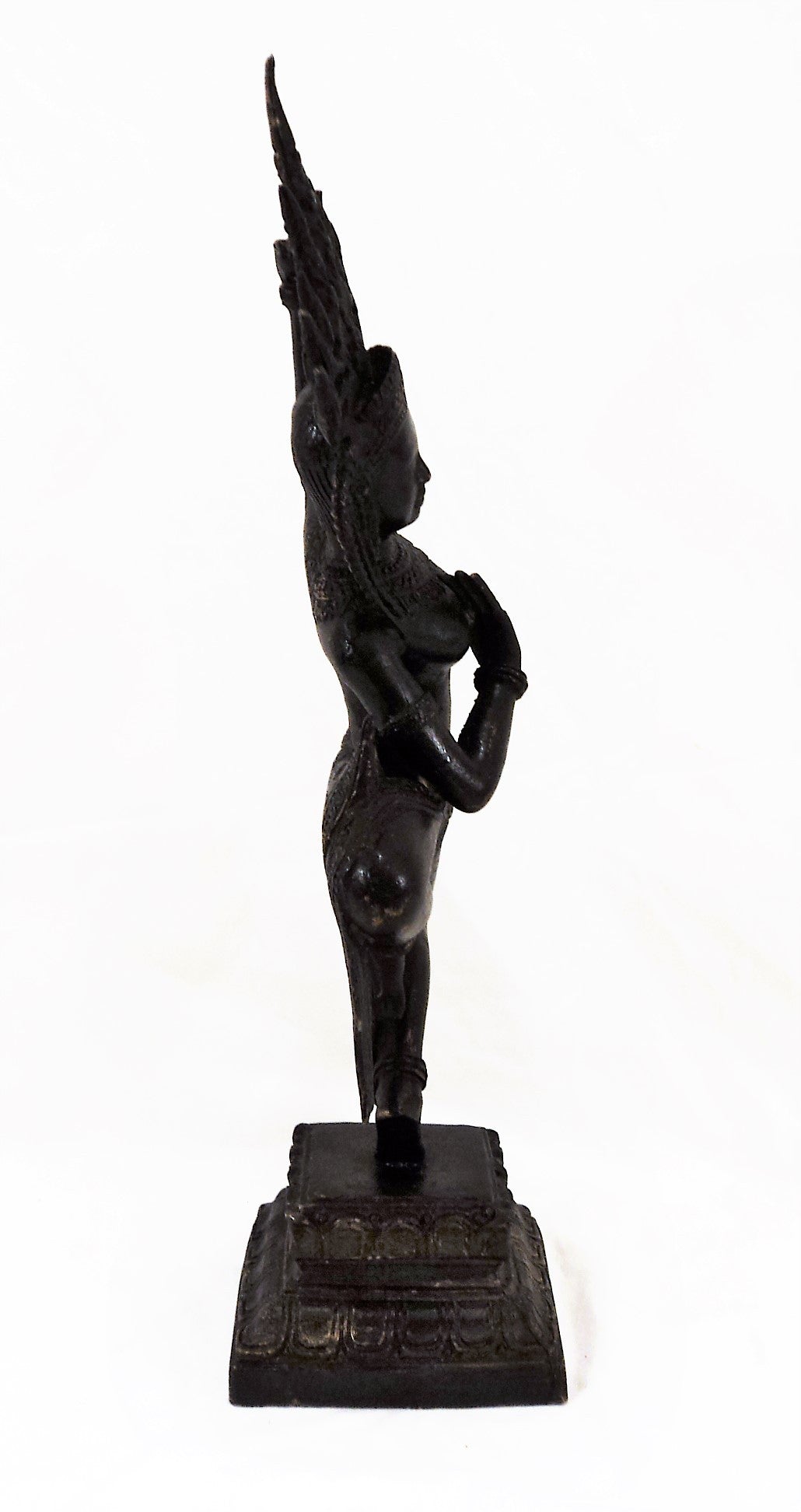 Metal Asian Dancing Female Figure