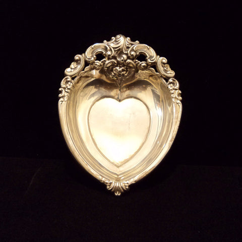 Wallace Sterling Silver Heart Tray
