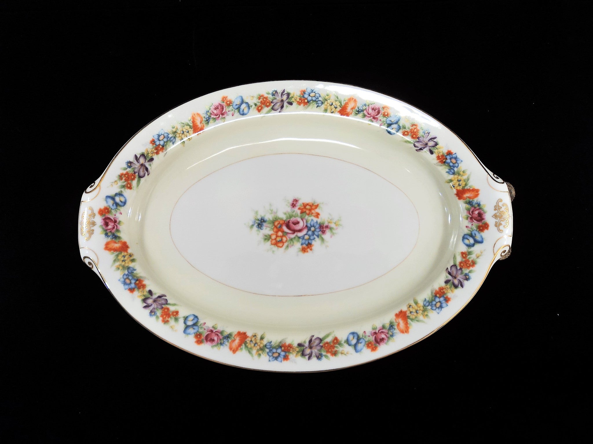 Narumi Porcelain Occupied Japan Oval Platter