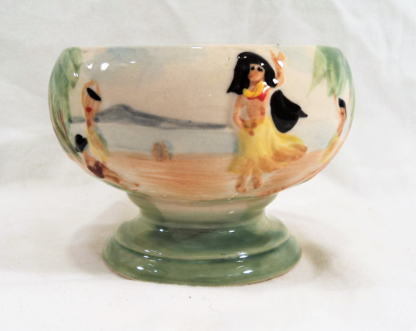 Vintage Japan Otagiri Ceramic Hula Girl Tiki Mug