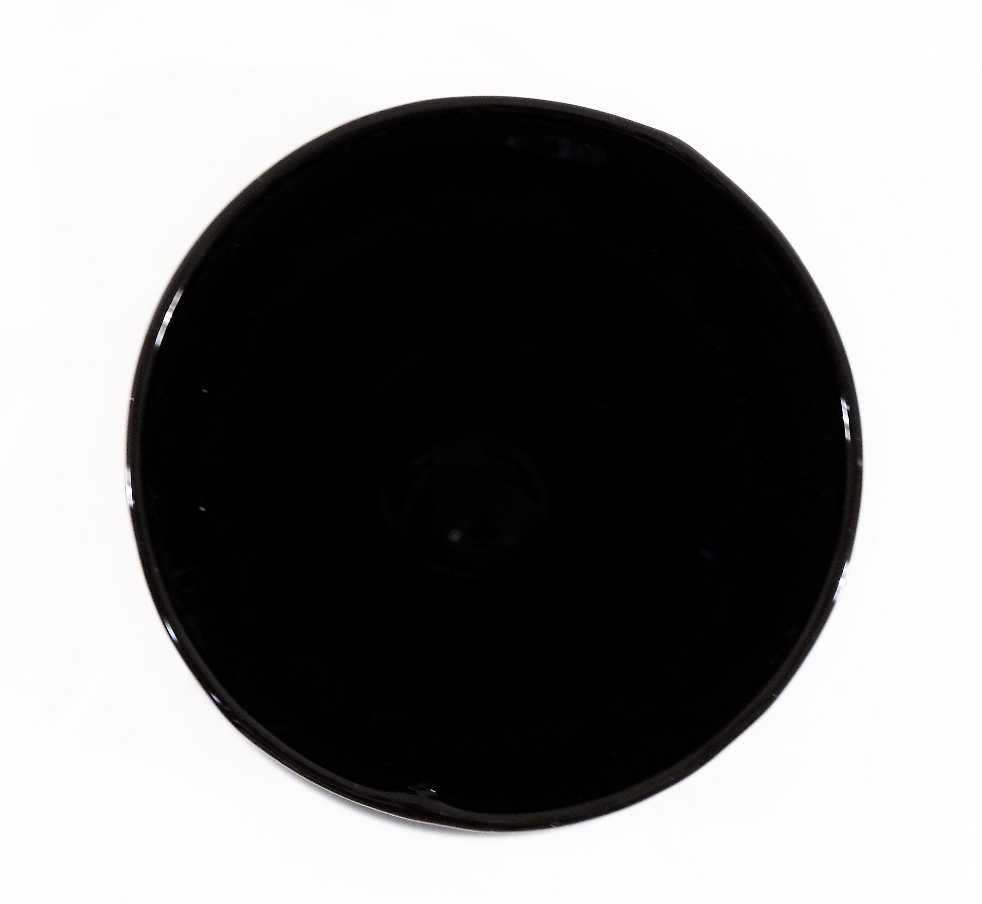 Black Art Glass Vase