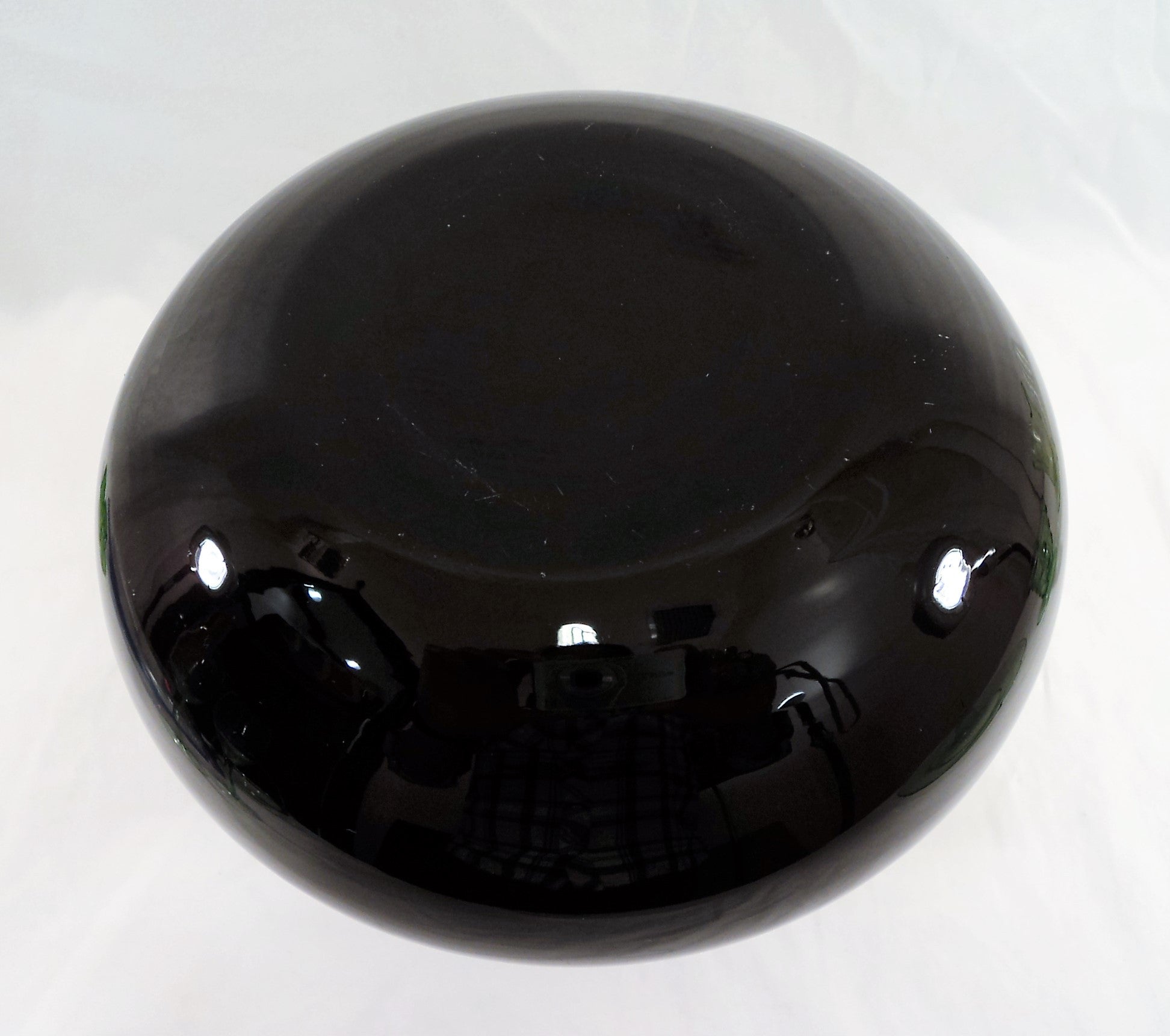 Black Art Glass Vase