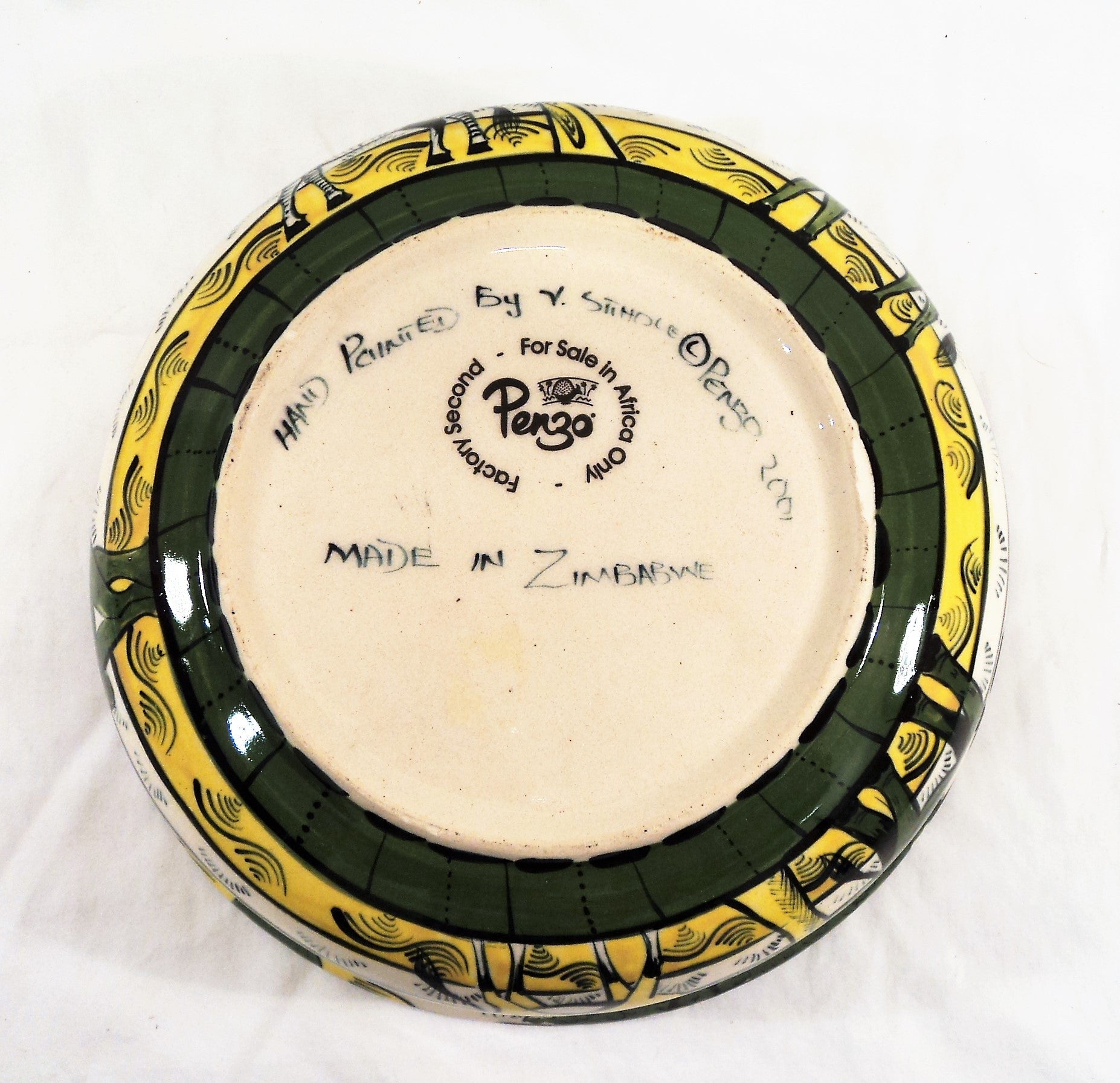 Zimbabwe Penzo Ceramic Bowl from Africa