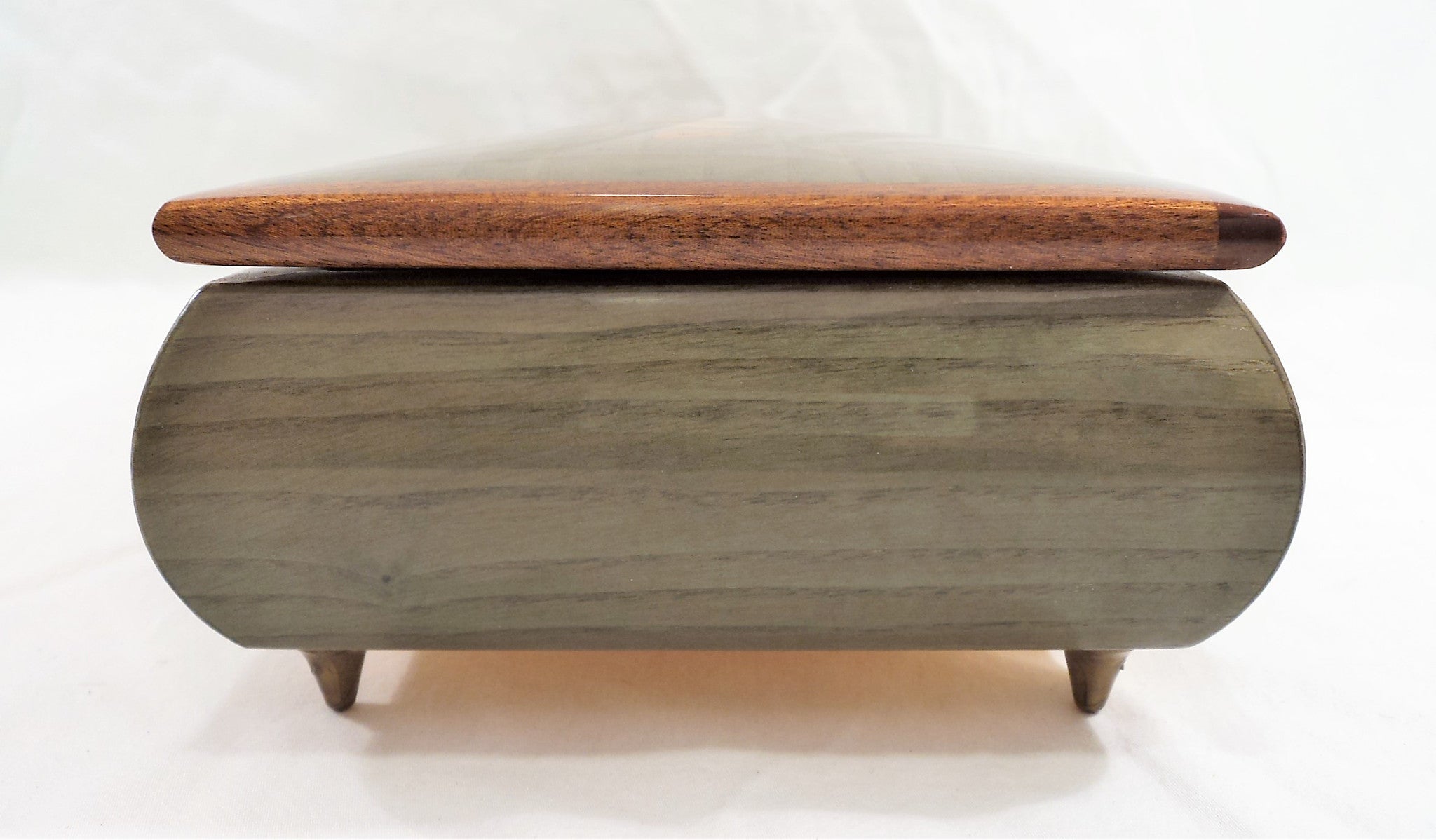 Italian Wood Inlay Musical Jewelry Box