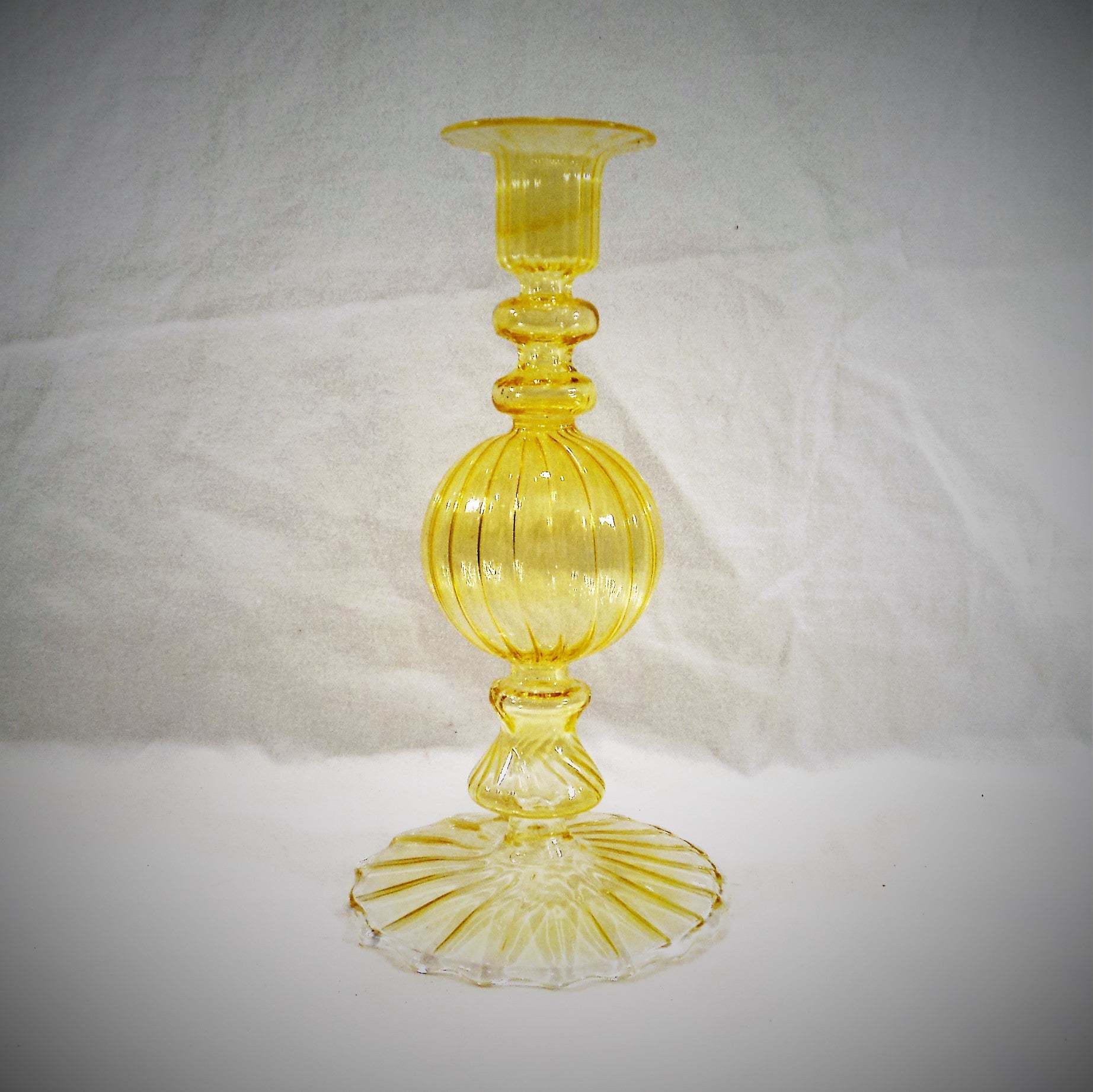Victorian Light Yellow Vase
