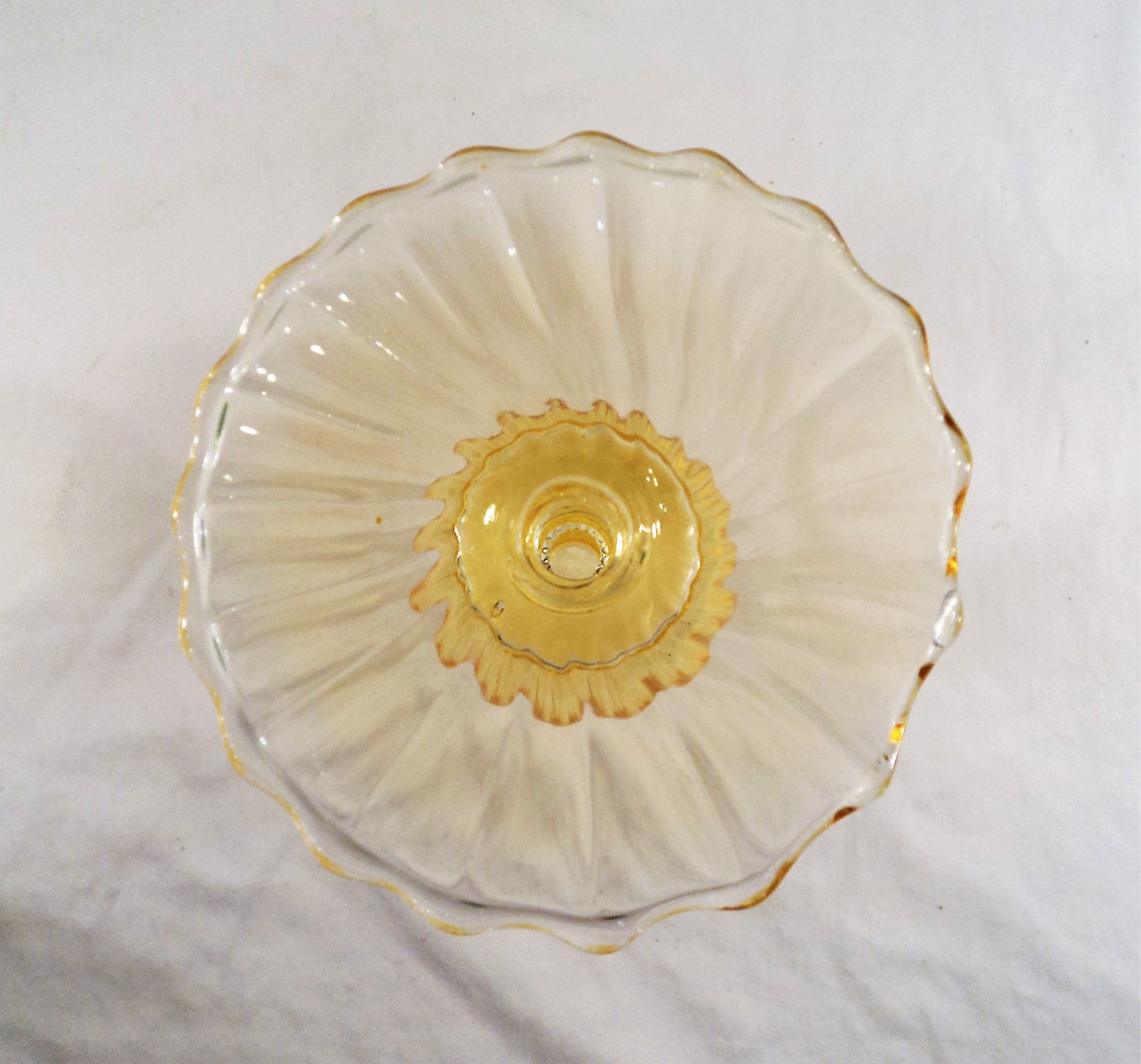 Victorian Light Yellow Vase