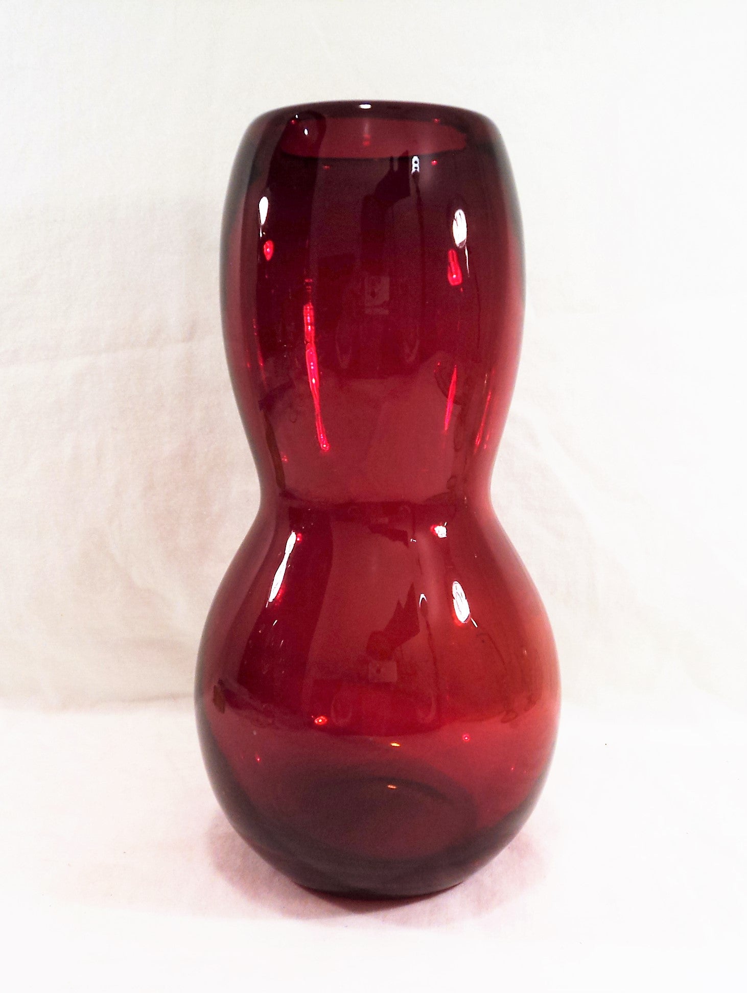 Vintage Ruby Glass Vase