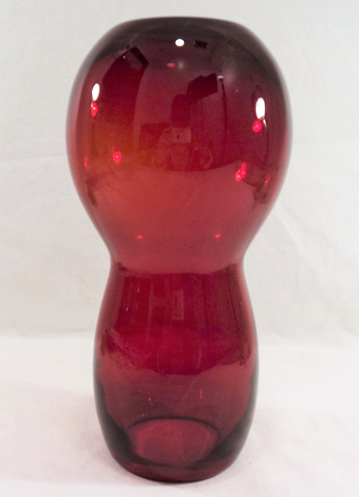 Vintage Ruby Glass Vase