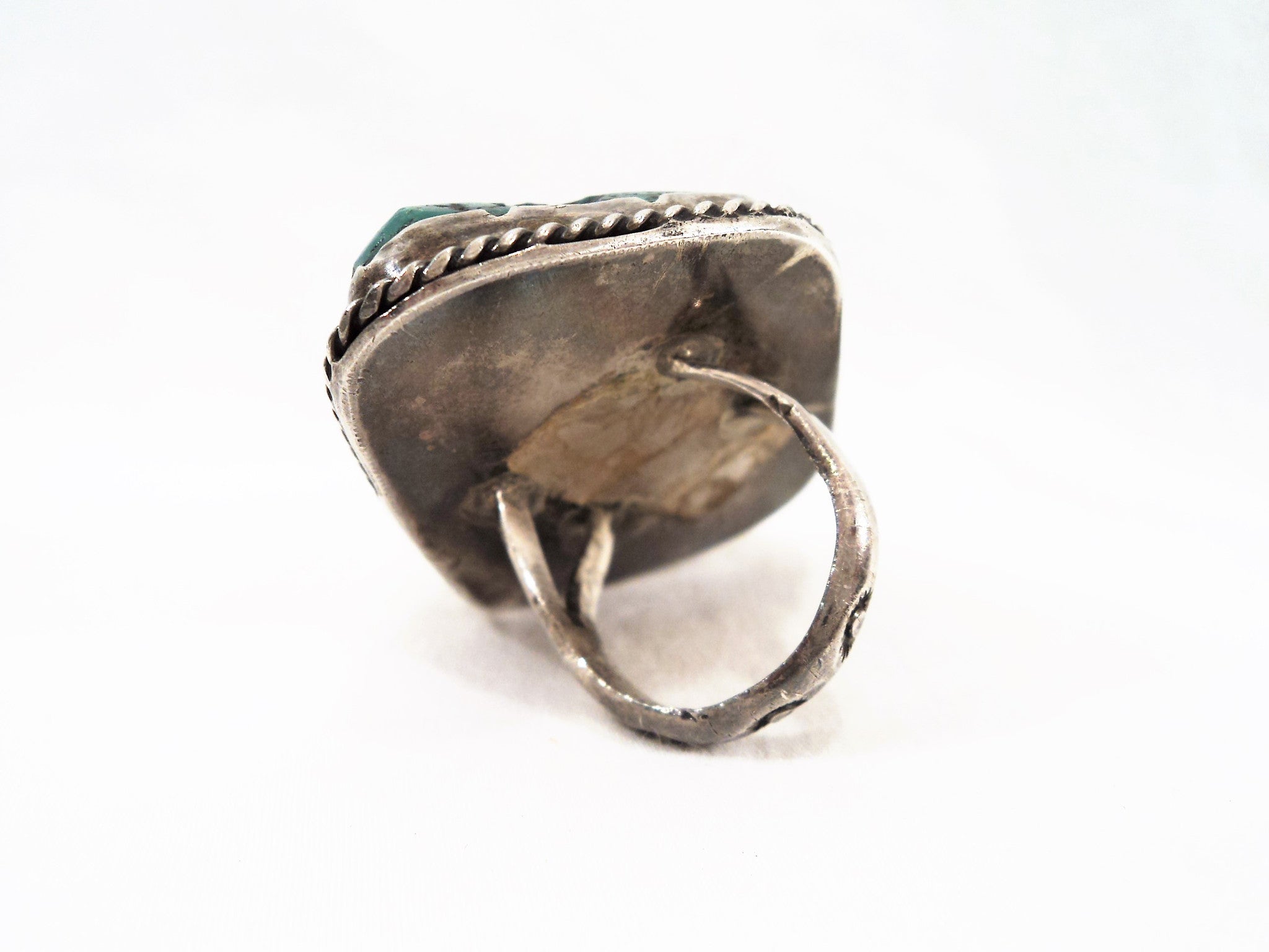 Vintage Native American Silver Turquoise Ring