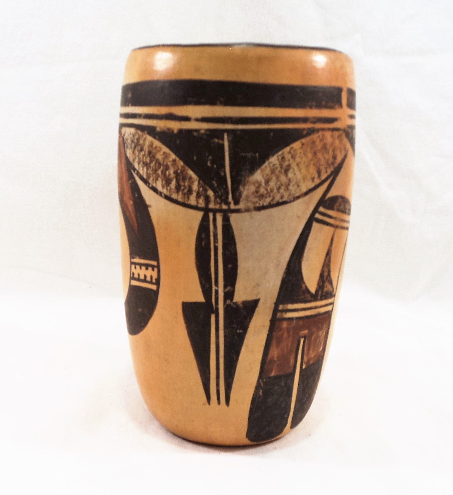 Nellie Nampeyo Cylindrical Vase Pottery 1920s