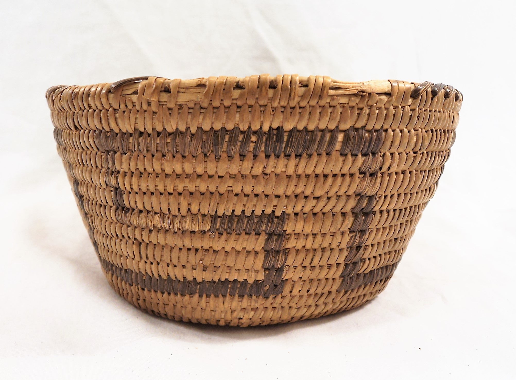 1890s Hand-woven Pima Oval Basket