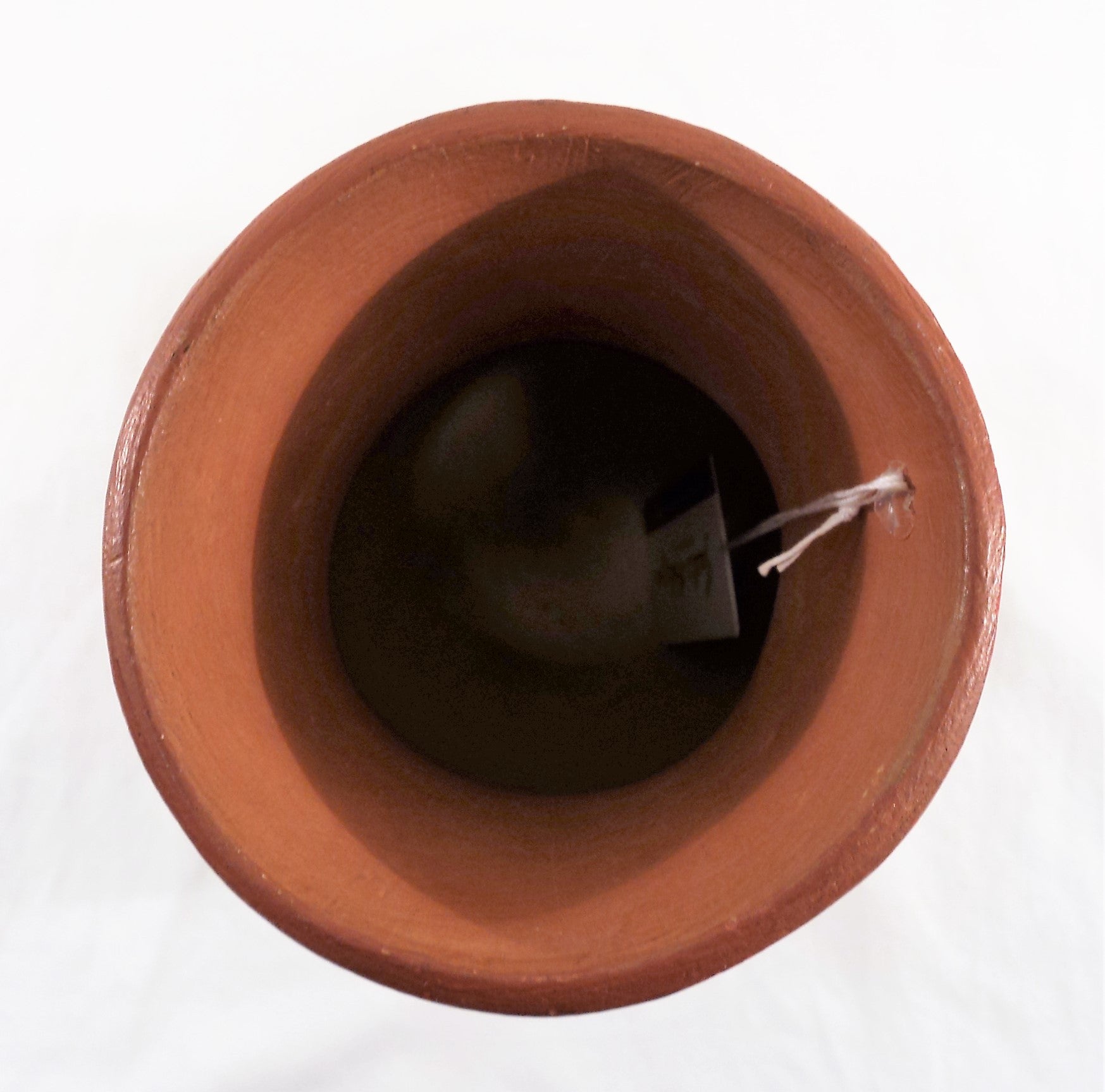 Native American Indian Jemez Pueblo Pottery with Feather Design