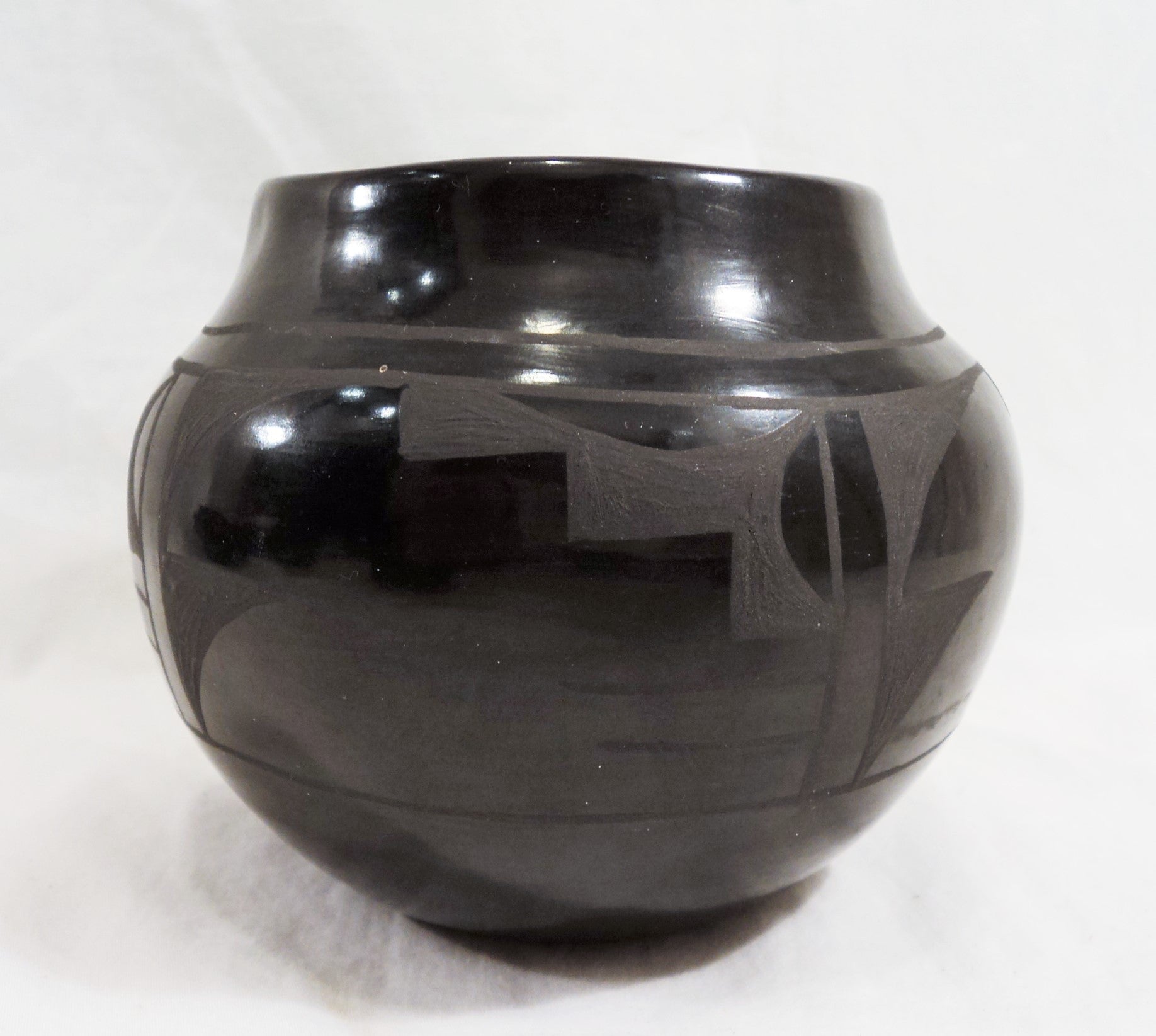 Native American Santa Clara Pueblo Blackware Pottery